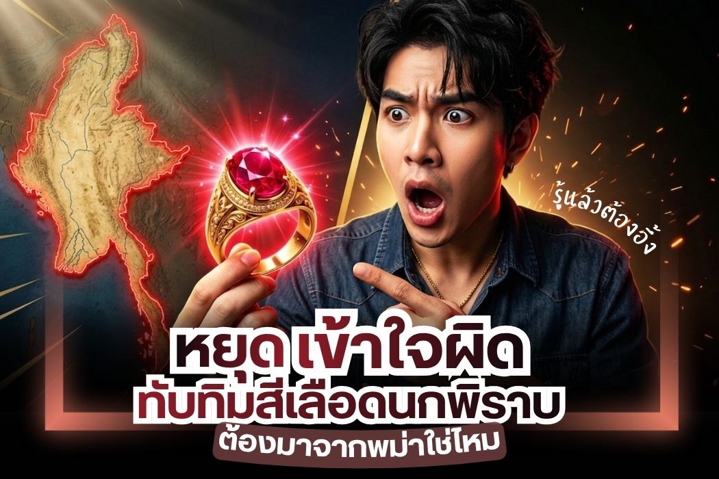 รู้หรือไม่ ทับทิมสีเลือดนกพิราบเป็นทับทิมที่หายากมากๆ เฉดสีแดงเข้มคล้ายเลือดนกพิราบสวยสะดุดตาน่าหลงใหล ทับทิมสีเลือดนกพิราบพบเพียง 1% จากทับทิมทั้งหมด ขอเล่าก่อนว่า ทับทิมสีเลือดนกพิราบมีที่มาจากหลายแหล่ง หลายคนมักเข้าใจผิดว่าทับทิมสีเลือดนกพิราบต้องมาจากพม่าเท่านั้น เอาเป็นว่าเราจะพาทุกคนมาหาคำตอบ พร้อมสาระความรู้ดีๆ ที่คุณอาจไม่เคยรู้มาก่อนเกี่ยวกับทับทิม อยากรู้ไปดูกันเลย