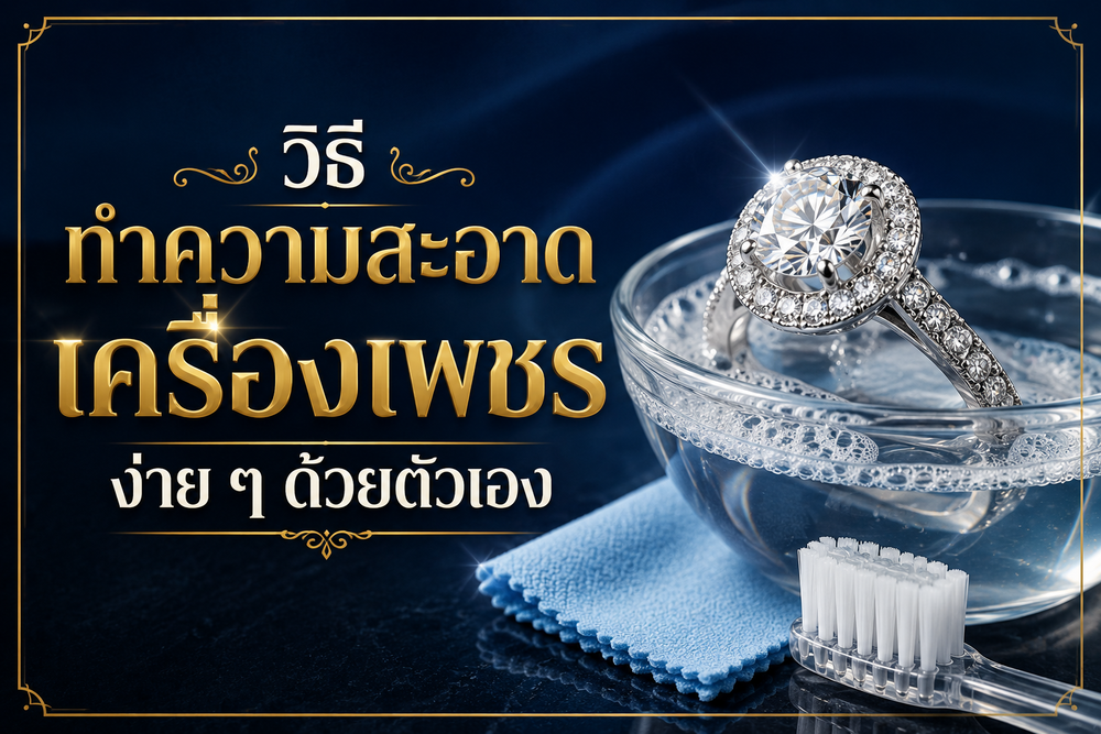 เชื่อว่าท่านที่ใส่แหวนเพชรหลาย ๆ ท่านอาจจะยังไม่ทราบว่า แหวนเพชรเหล่านี้จำเป็นต้องล้างทำความสะอาด เนื่องจากว่าถ้าหากเราใส่แหวนเพชร หรือเครื่องเพชรบ่อย ๆ โดยไม่ทำความสะอาดเลย จะทำให้เครื่องเพชร หรือแหวนเพชรของเราดูหมอง ทั้งยังจะมีคราบติดที่เครื่องเพชรอีกด้วย และเมื่อจะต้องล้างเครื่องเพชร หลาย ๆ คนก็จะตั้งคำถามอีกว่าเครื่องเพชรเหล่านี้สามารถล้างเองได้หรือไม่ หรือจะต้องนำไปให้ที่ร้านทำความสะอาดเพียงเท่านั้น ซึ่งความจริงแล้ววิธีทำความสะอาดเครื่องเพชรต่าง ๆ  เราสามารถทำความสะอาดได้เองที่บ้าน แถมยังเป