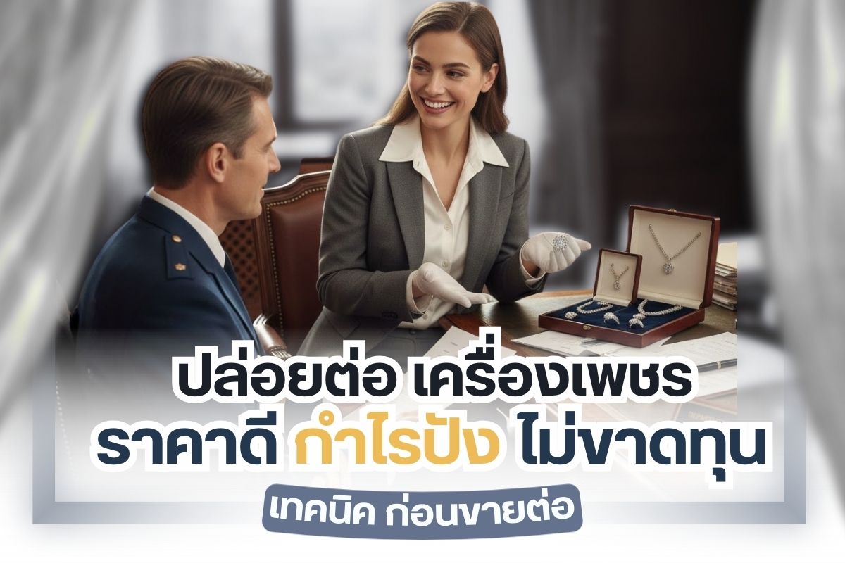 ปล่อยต่อเครื่องเพชรยังไง ให้ได้ราคาดีไม่ขาดทุน เพชรของมีค่าไม่ต่างจากทองคำ ถือเป็นสินทรัพย์อย่างหนึ่ง นอกจากซื้อมาสะสม ใส่เป็นเครื่องประดับแสดงสถานะทางสังคมได้แล้วยังสามารถซื้อไว้เพื่อเก็งกำไรได้ด้วย เช่นเดียวกับทองคำ  อย่างไรก็ตาม การลงทุนในเพชรถือเป็นการลงทุนที่มีความเสี่ยงต่ำเพราะมีความผันผวนของราคาต่ำต่างจากทองคำที่มีความผันผวนสูง ยิ่งถือระยะยาว 3-5 ปี ยิ่งได้กำไรและจะยิ่งได้กำไรดี ถ้าทำตามคำแนะนำของเรา