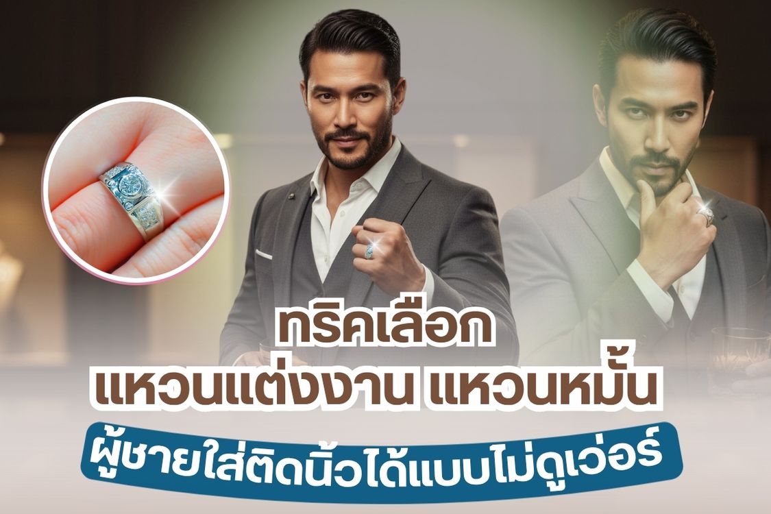 การแต่งงาน ถือเป็นการเริ่มต้นชีวิตครอบครัวของคนในสังคม รวมไปถึงพิธีแต่งงานก็จะมีหลากหลายรูปแบบ ขึ้นอยู่กับประเพณีและวัฒนธรรมที่แตกต่างกัน สำหรับการแต่งงานในปัจจุบันเกือบจะทุกธรรมเนียมประเพณี มีการผสมผสานขั้นตอนการสวมแหวนหมั้นหรือแหวนแต่งงานติดนิ้วไว้ทั้งฝ่ายผู้หญิงและผู้ชาย ส่วนฝ่ายชายอาจมีคำถาม เลือกแหวนแบบไหนดีใส่ติดนิ้วได้แบบไม่ดูเว่อร์ บทความนี้มีคำตอบ