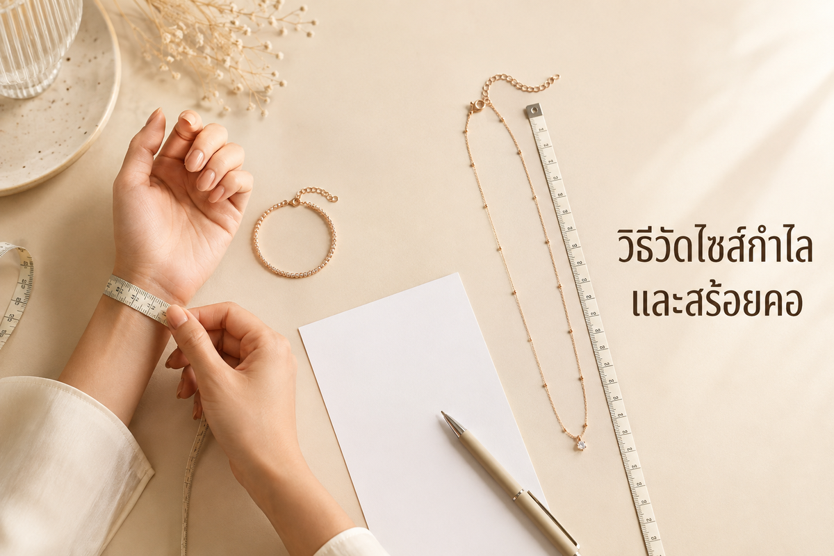 เครื่องประดับที่คุณผู้หญิงจำเป็นต้องมีมีเยอะแยะมากมายไม่ว่าจะเป็นสร้อย แหวน กำไล เป็นต้น ซึ่งสามอย่างเหล่านี้เป็นสิ่งที่ผู้หญิงส่วนใหญ่ให้ความสนใจกับตัวเครื่องประดับนี้มากๆ แต่แน่นอนว่าปัญหาที่คุณผู้หญิงมักจะเจอบ่อยๆเลยคือเรื่องของขนาดที่ไม่ทราบแน่ชัดก่อนการซื้อเครื่องประดับเหล่านี้ และมักจะเกิดคำถามขึ้นว่า ขนาดไหนถึงพอดีและจะสวยงามมากที่สุดในวันนี้เราจะมาแนะนำการวัดสร้อยคอด้วยตนเองและ ความยาวขนาดไหนถึงจะพอดี