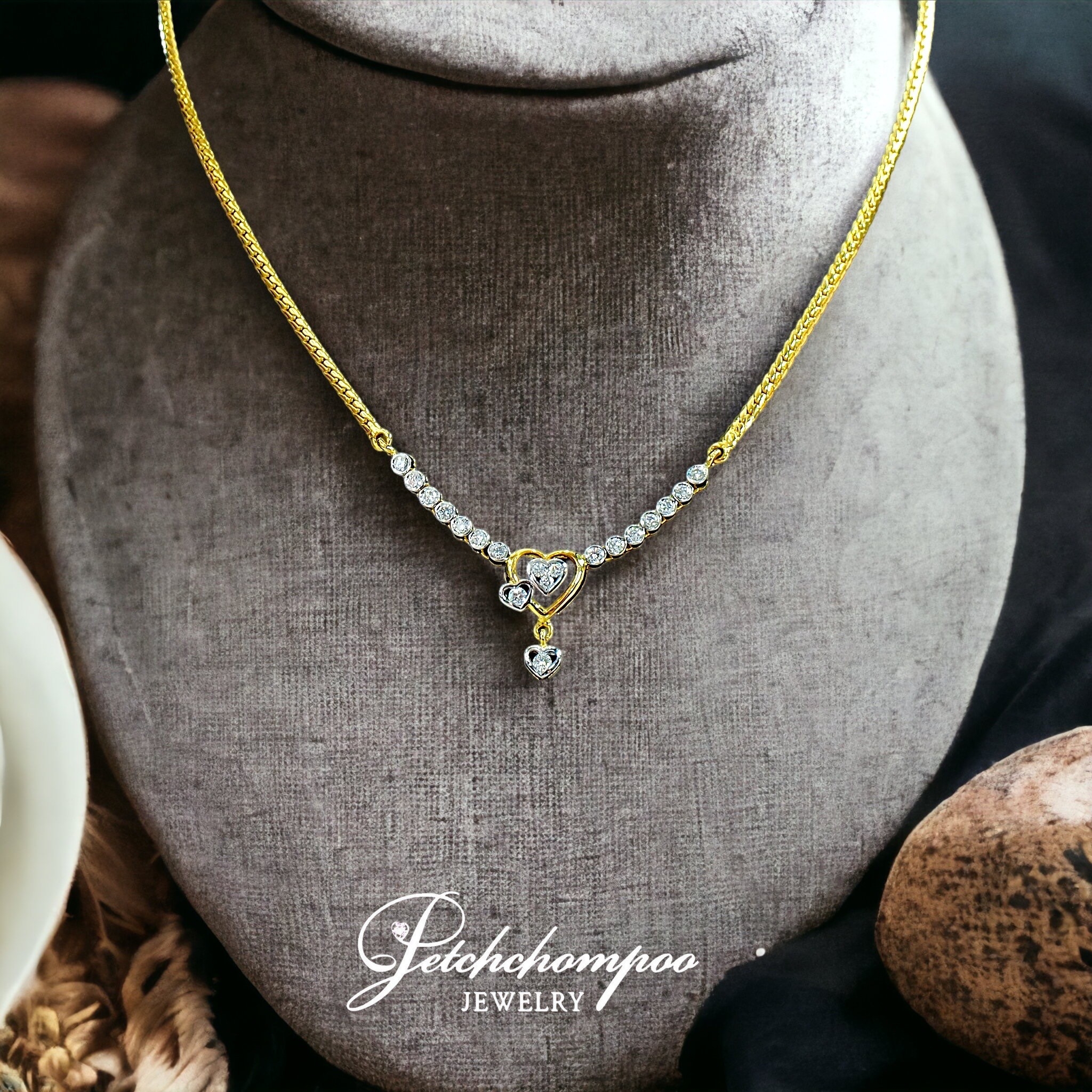[27887] Diamond Necklace 0.62 Carat Cir GCI  59,000 