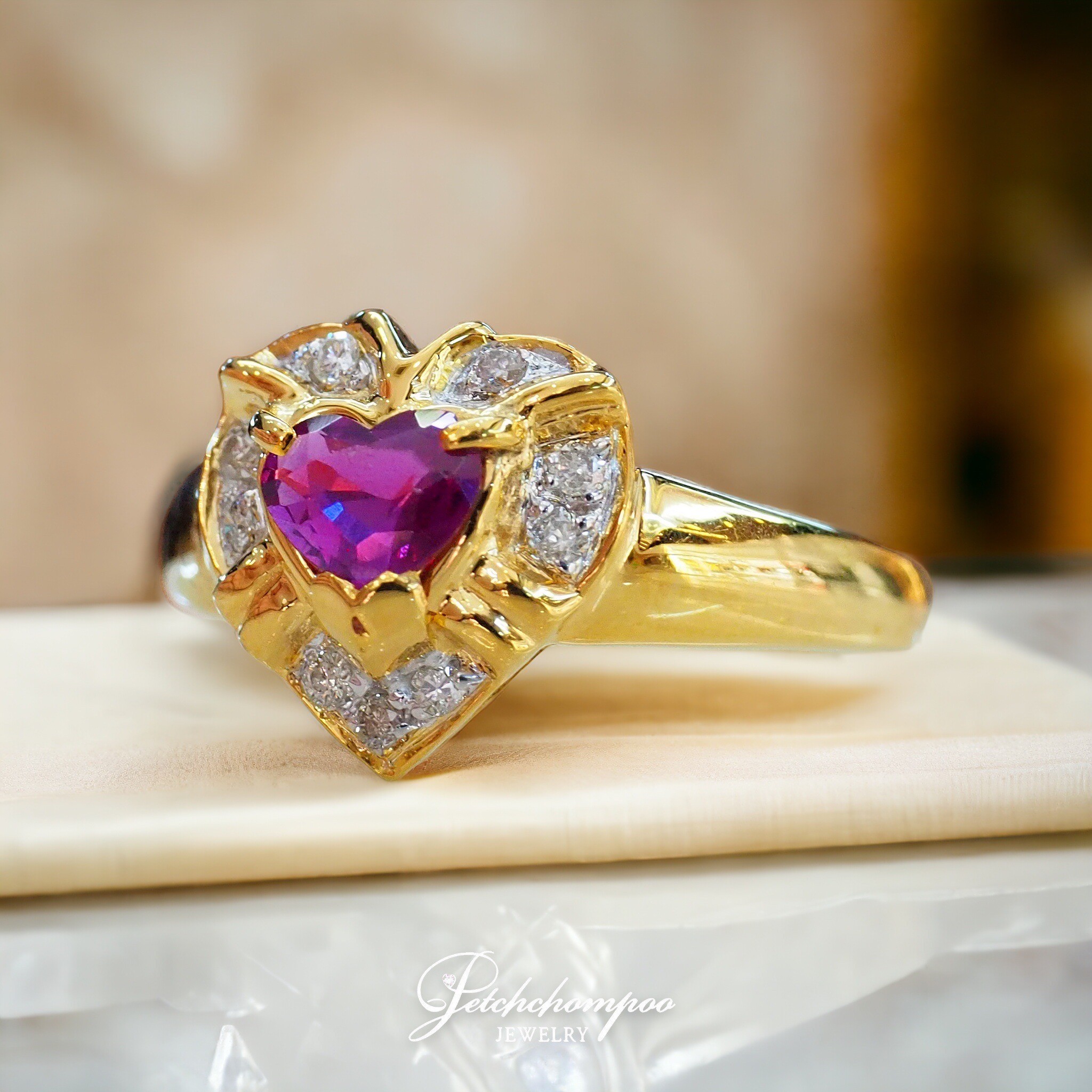 [29193] Ruby and diamond ring Discount 19,900