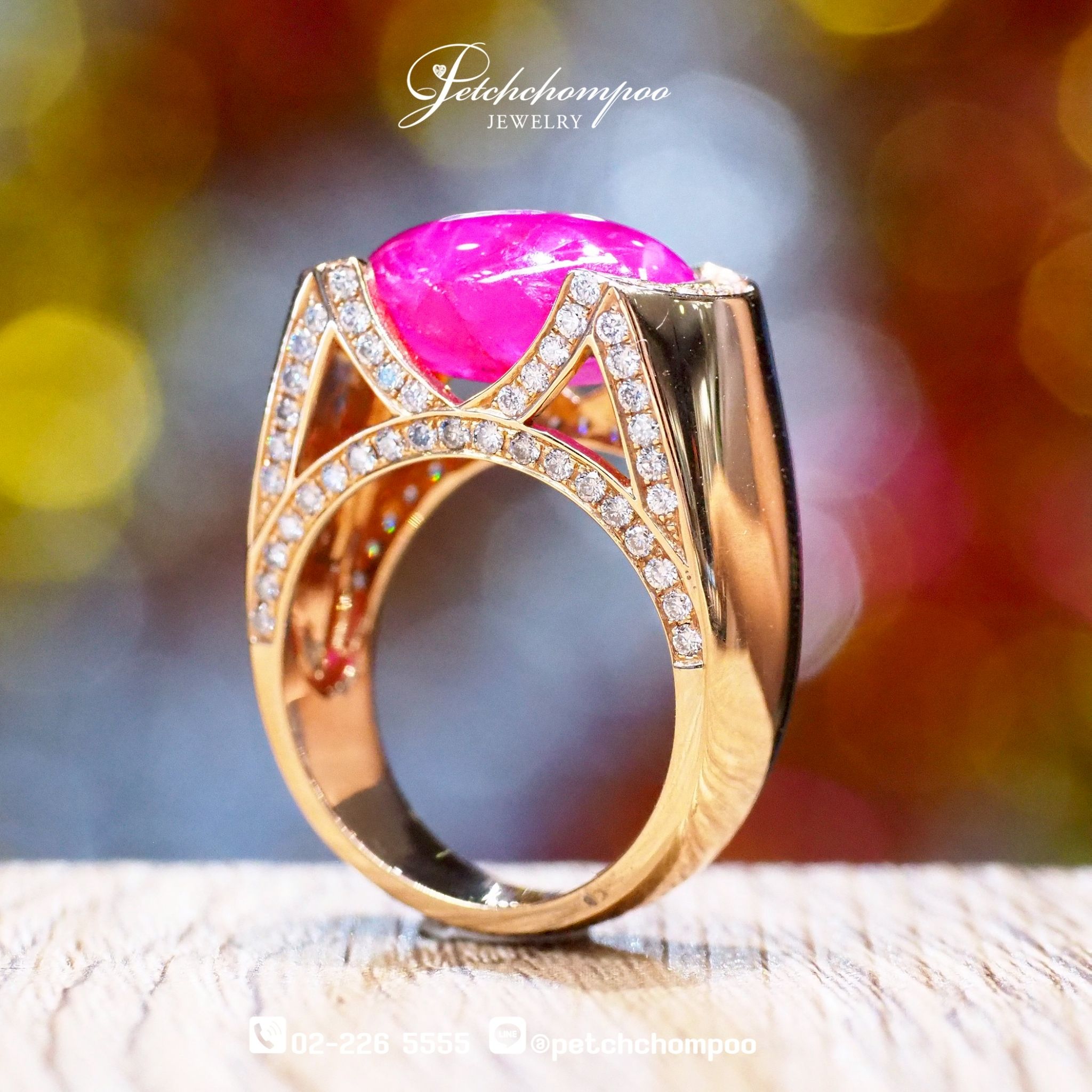[27324] Unheated Bur mese Ruby Ring 11.02 Carat GRA  159,000 