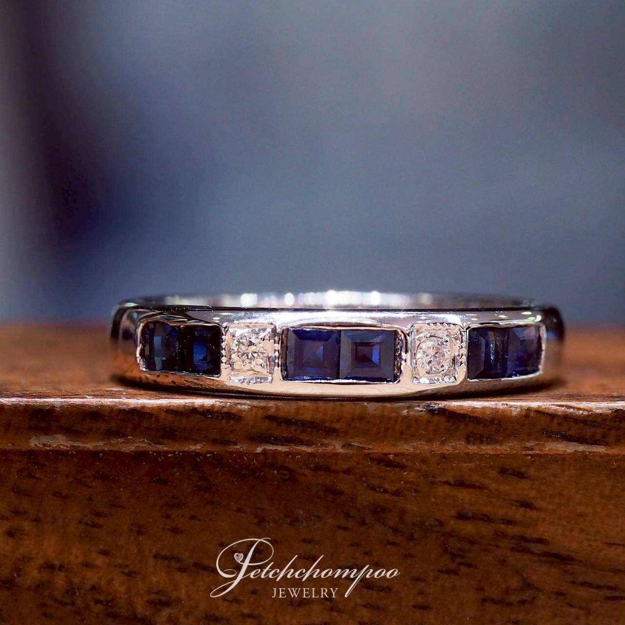 [30880] Men's Sapphire Legacy Ring with Diamonds  29,000 