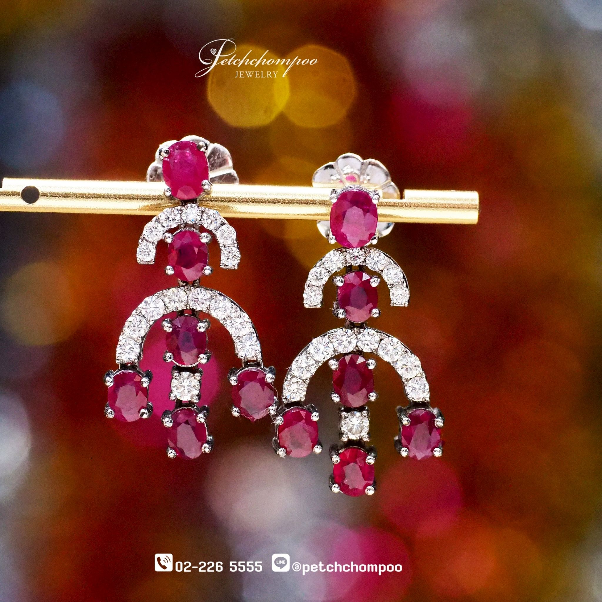 [004554] ruby earrings  99,000 