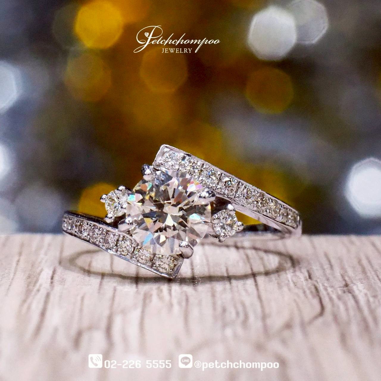 [023083] 1.33 Carats Diamond Ring Discount 199,000