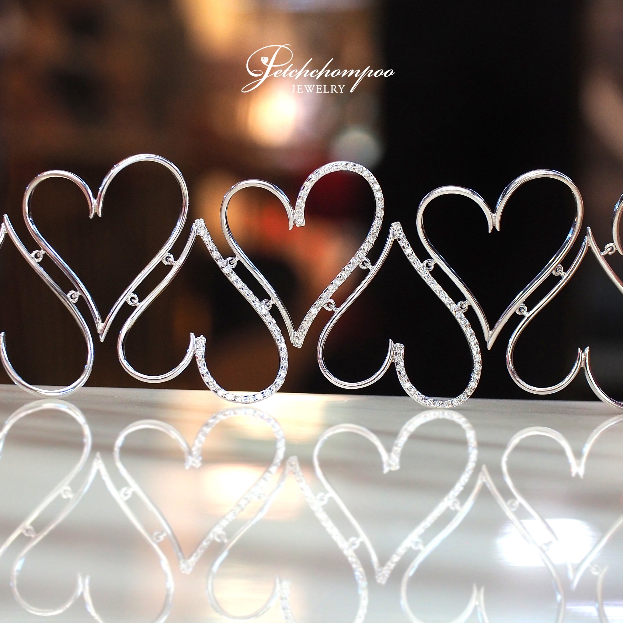 [28256] diamond heart bracelet  179,000 