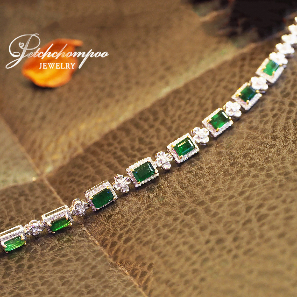 [023550] Emerald with Diamond Bracelet  89,000 