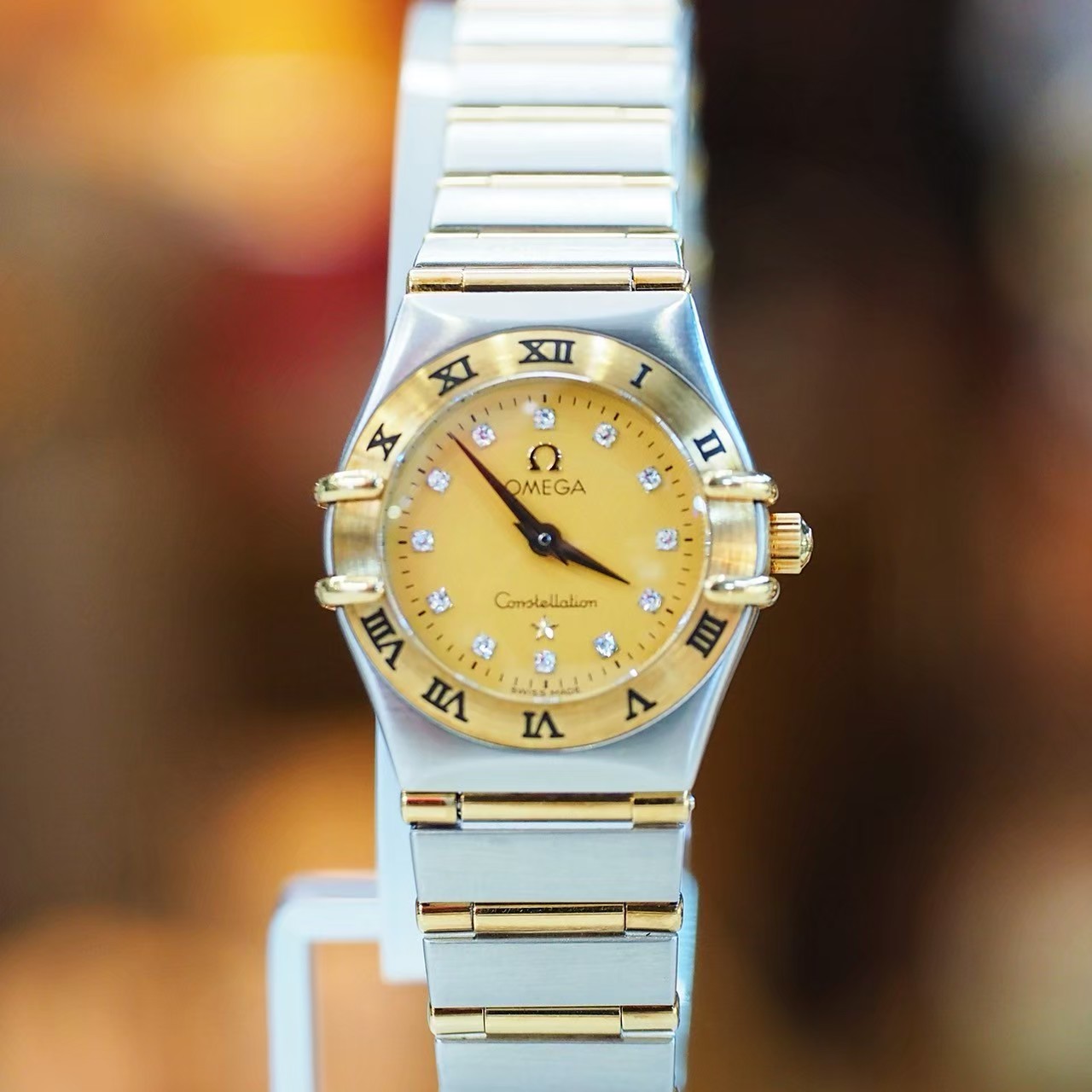 [28671] Omega Constellation Ladies Steel 26mm - สัญลักษณ์แห่งความหรูหราและความแม่นยำ ลดราคาเหลือ 49,000