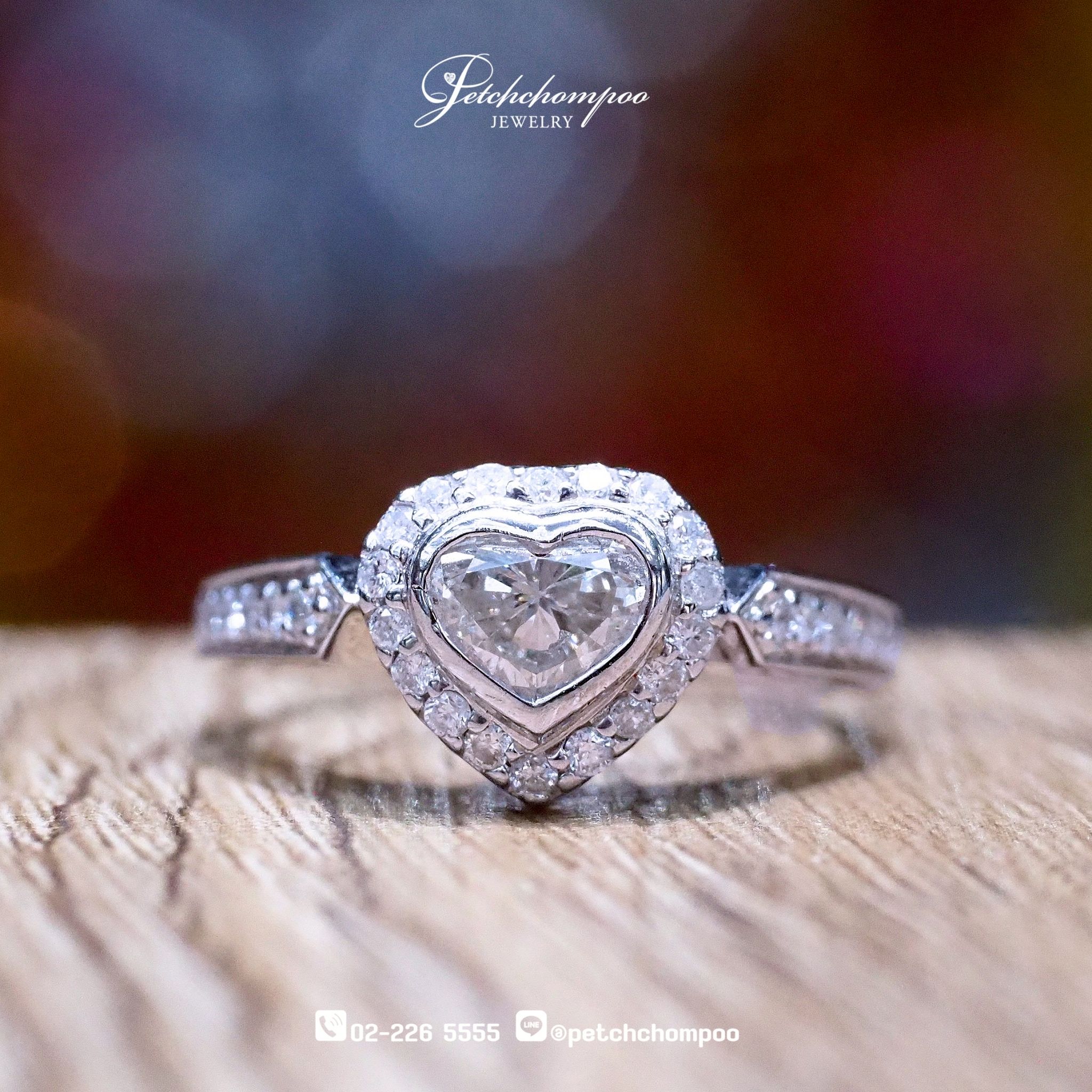 [25554] 0.52 Carat diamond Heart Shape ring  49,000 