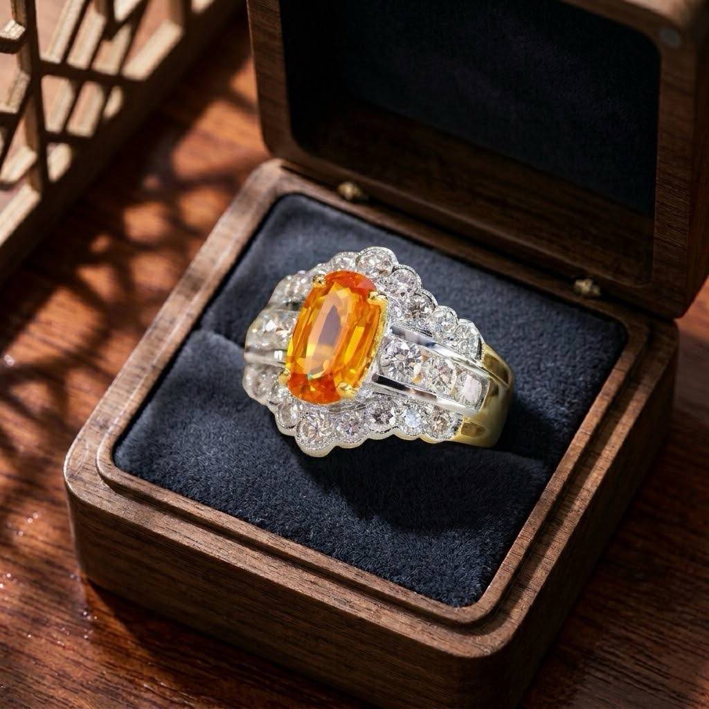 [29542] Royal Blaze™ 2.00 carat Yellow Sapphire Diamond Ring  69,000 