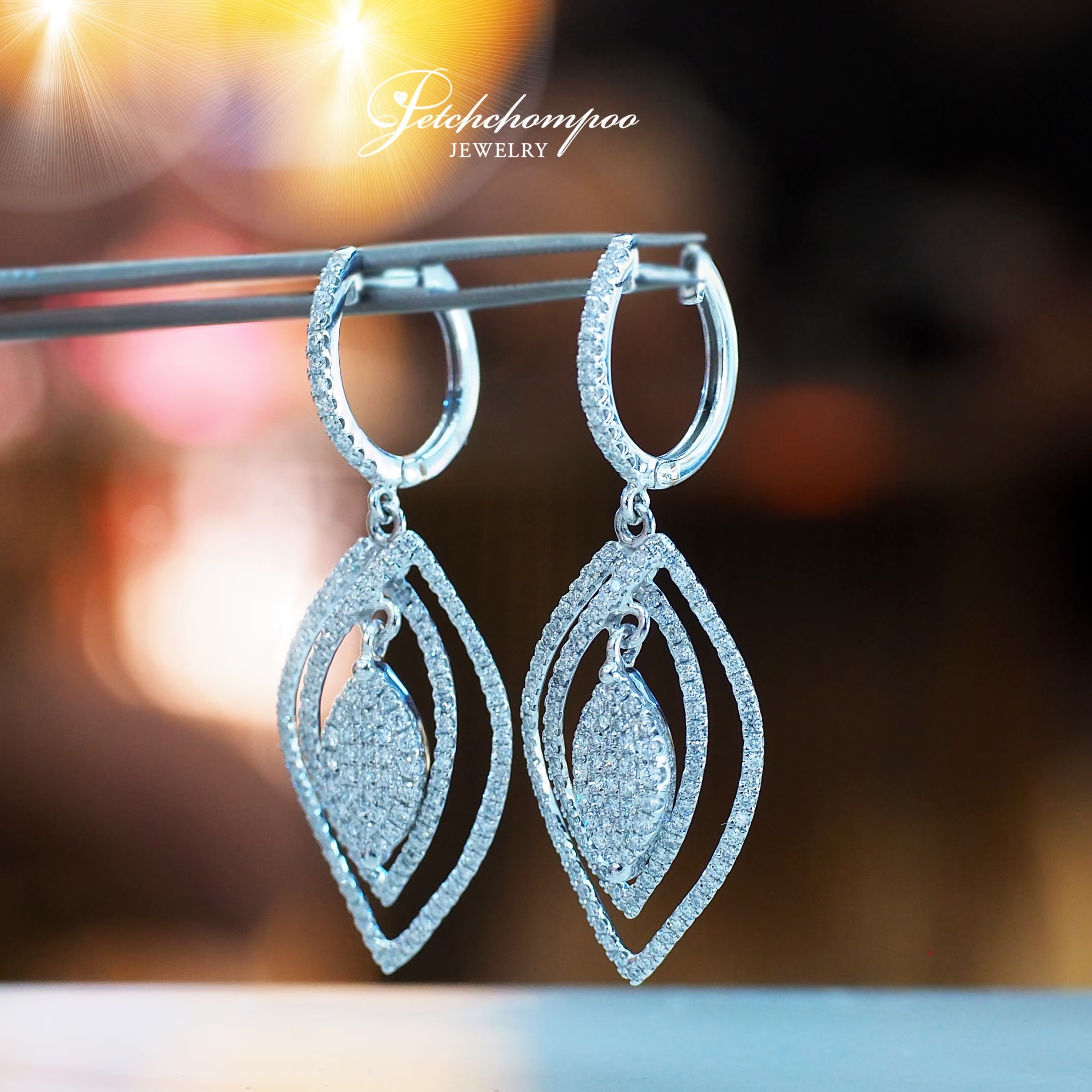 [28115] GCI certified diamond earrings  59,000 