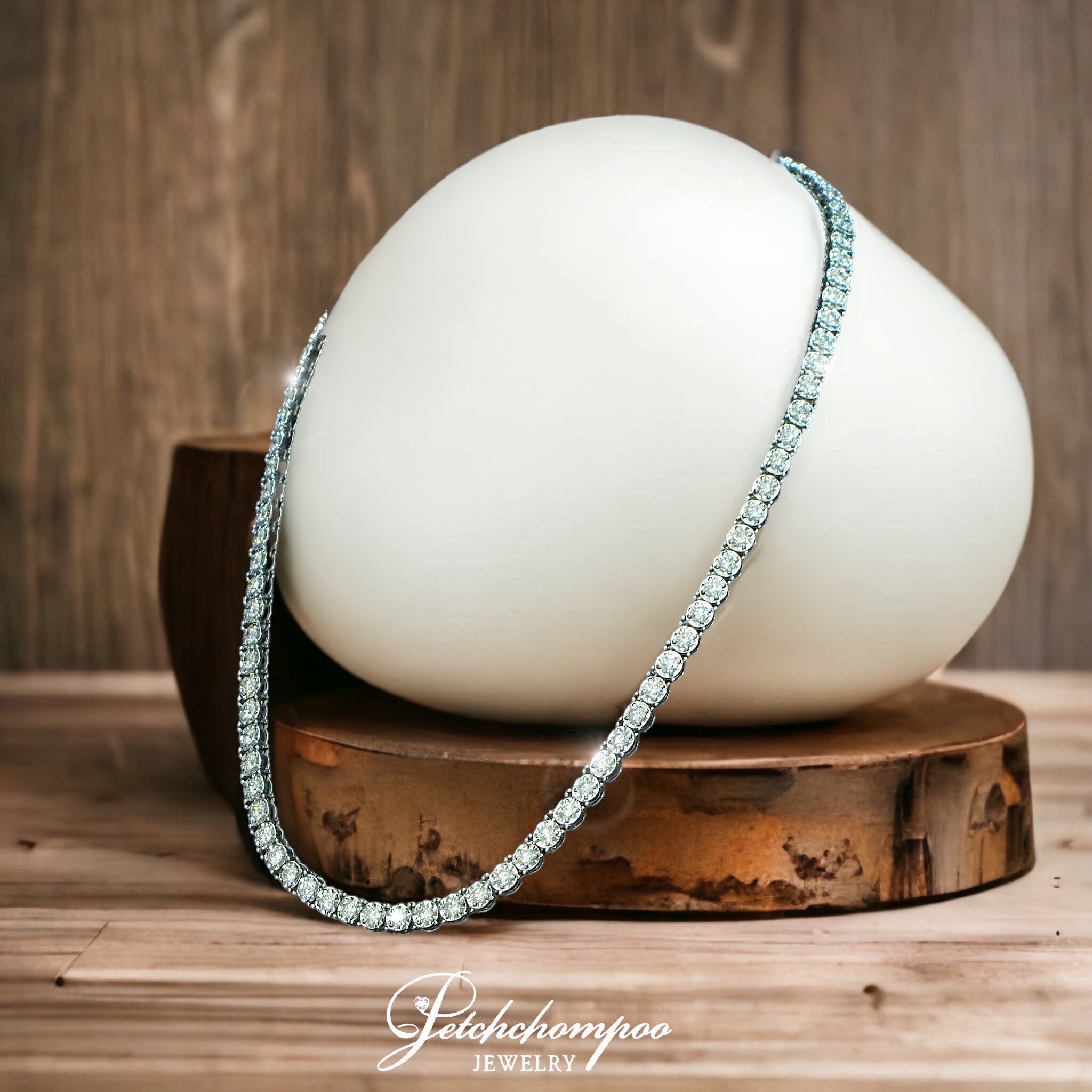 [27764] Round diamond necklace Discount 399,000