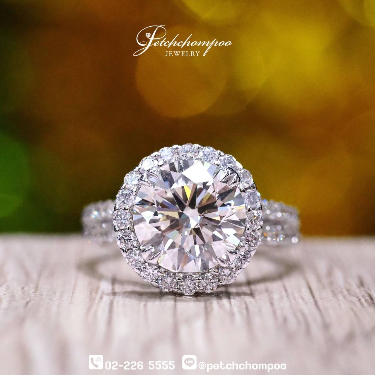 [29828] Lustre Crown – 3.18 ct Diamond Ring with | J | VVS1 | Triple Excellent HRD Discount 899,000