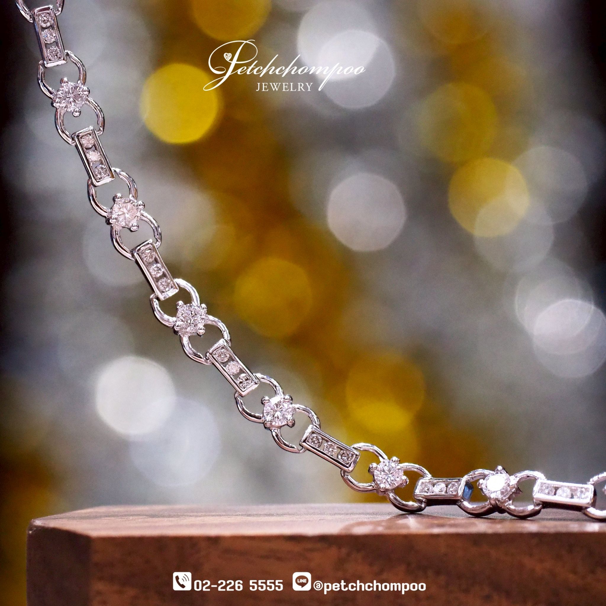 [27502] Diamond bracelet 1.98 carats  69,000 