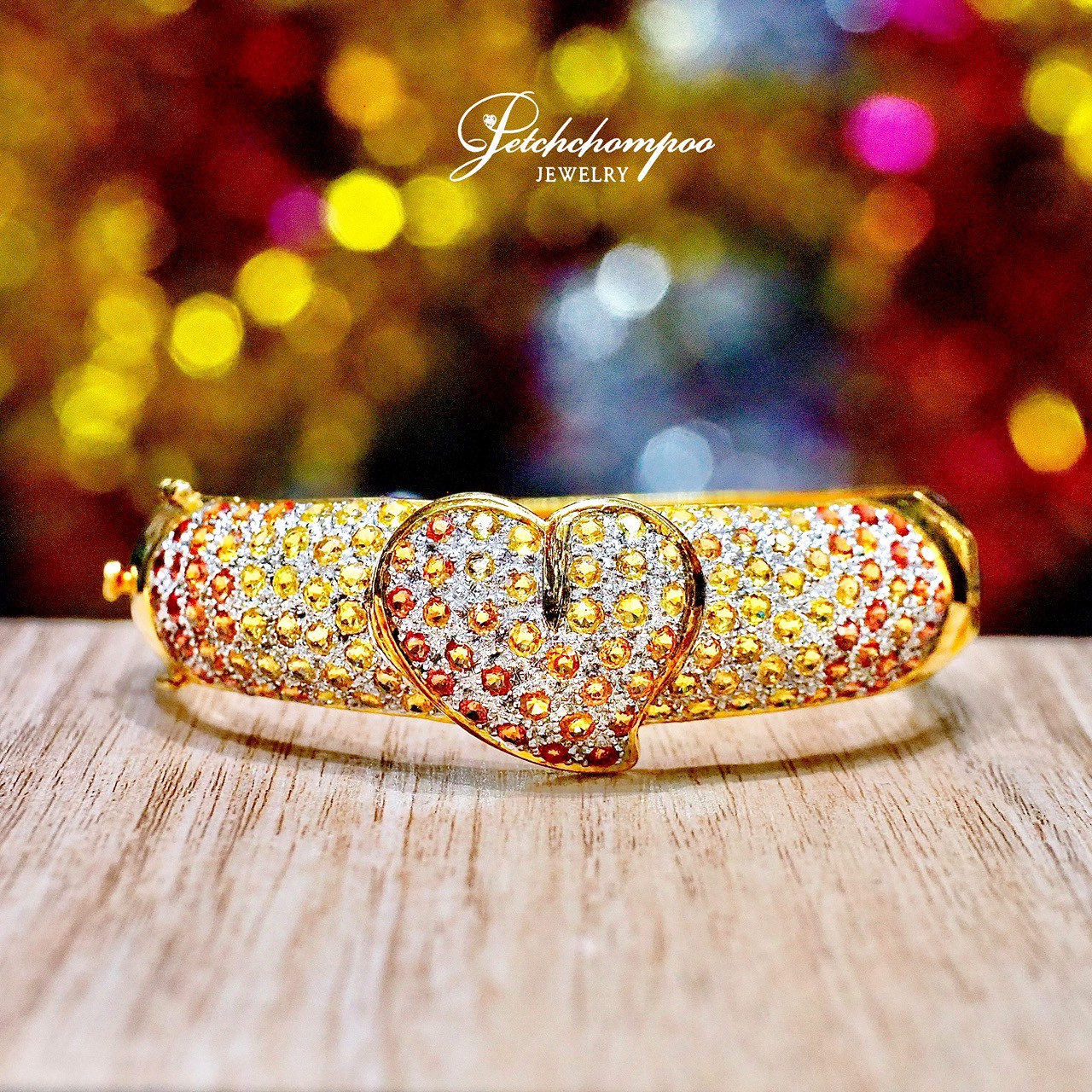 [27763] Yellow sapphire bangle  129,000 