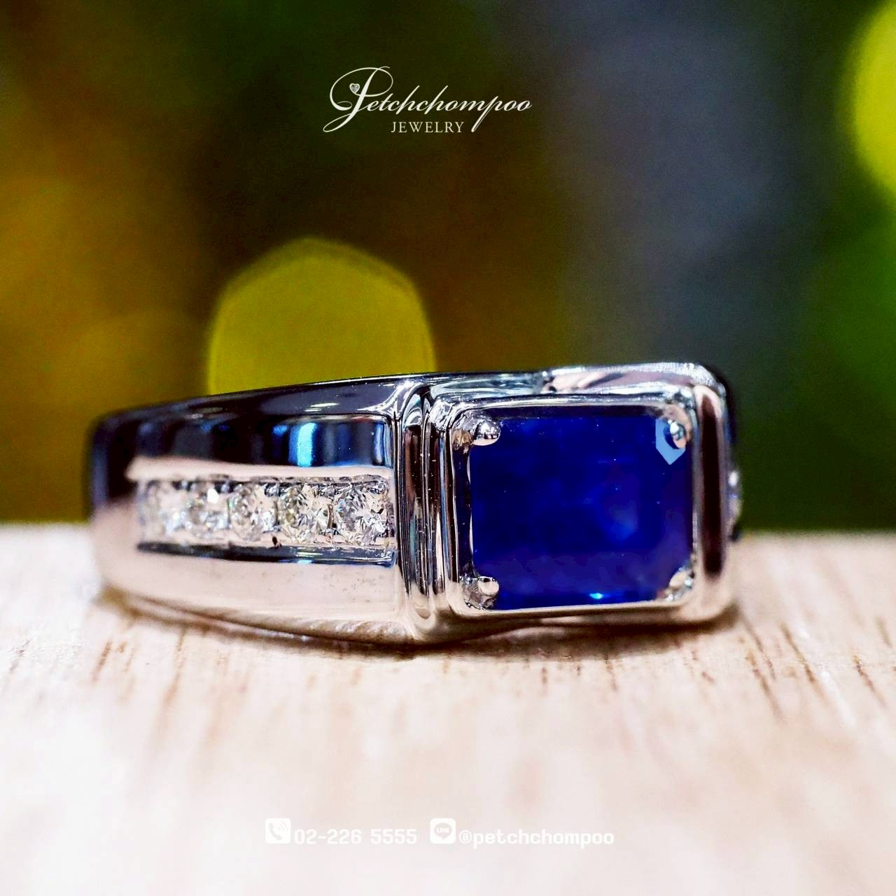 [29008] Gentleman’s Sapphire™ Ring – 2.20 ct  59,000 