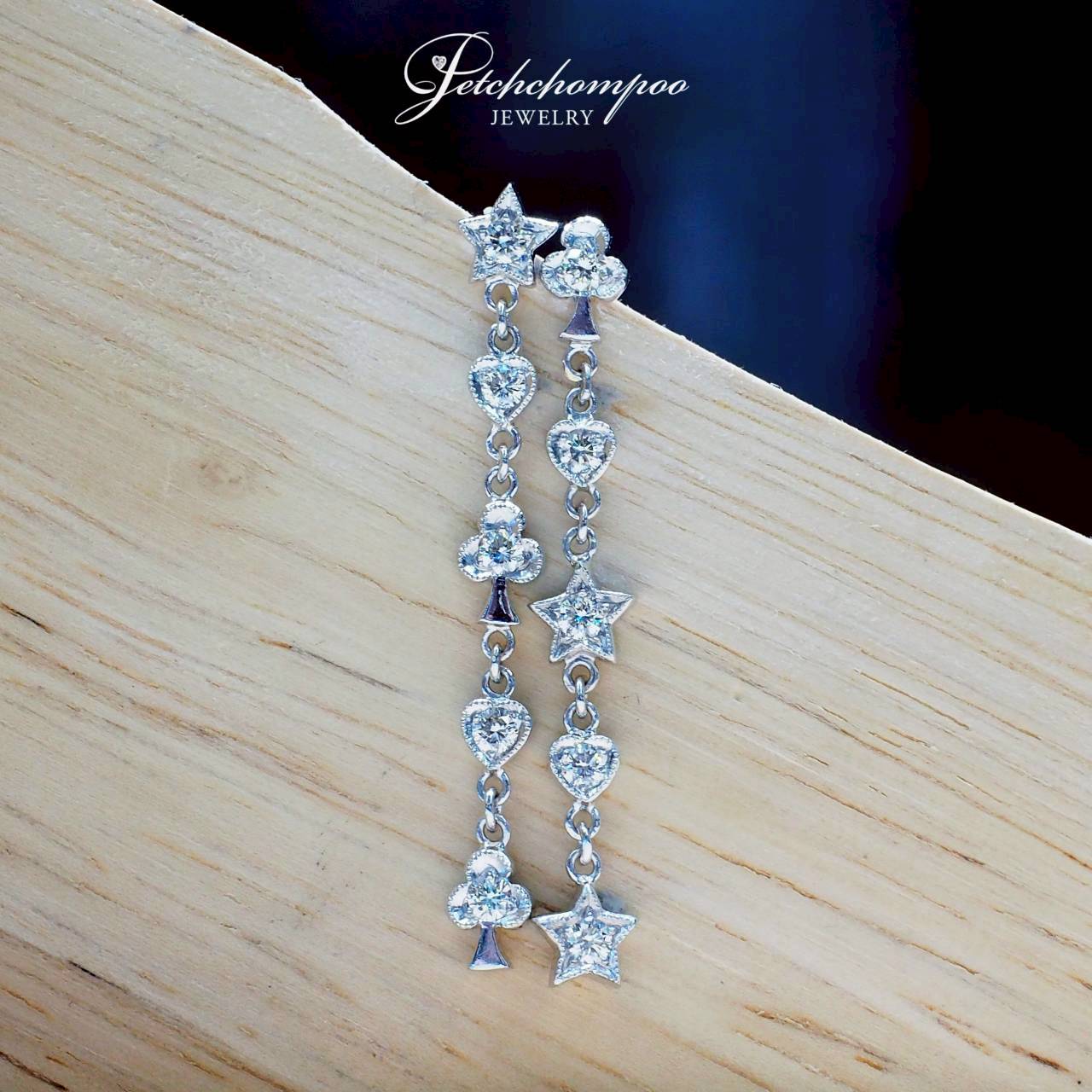 [30788] ต่างหูเพชร Celestial Charm Cascade 0.42 กะรัต  39,000 