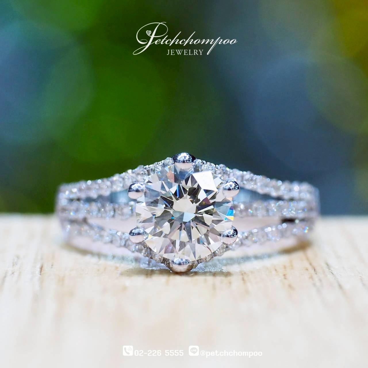 [28374] Brilliance Blossom™ 1.00 Carat Diamond Flower Ring Discount 99,000