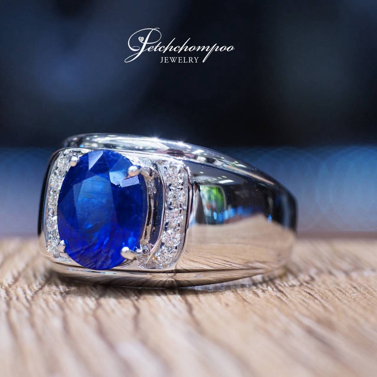 [015576] Royal Blue Gentleman 3.00 Carat Sapphire Men’s Ring  49,000 