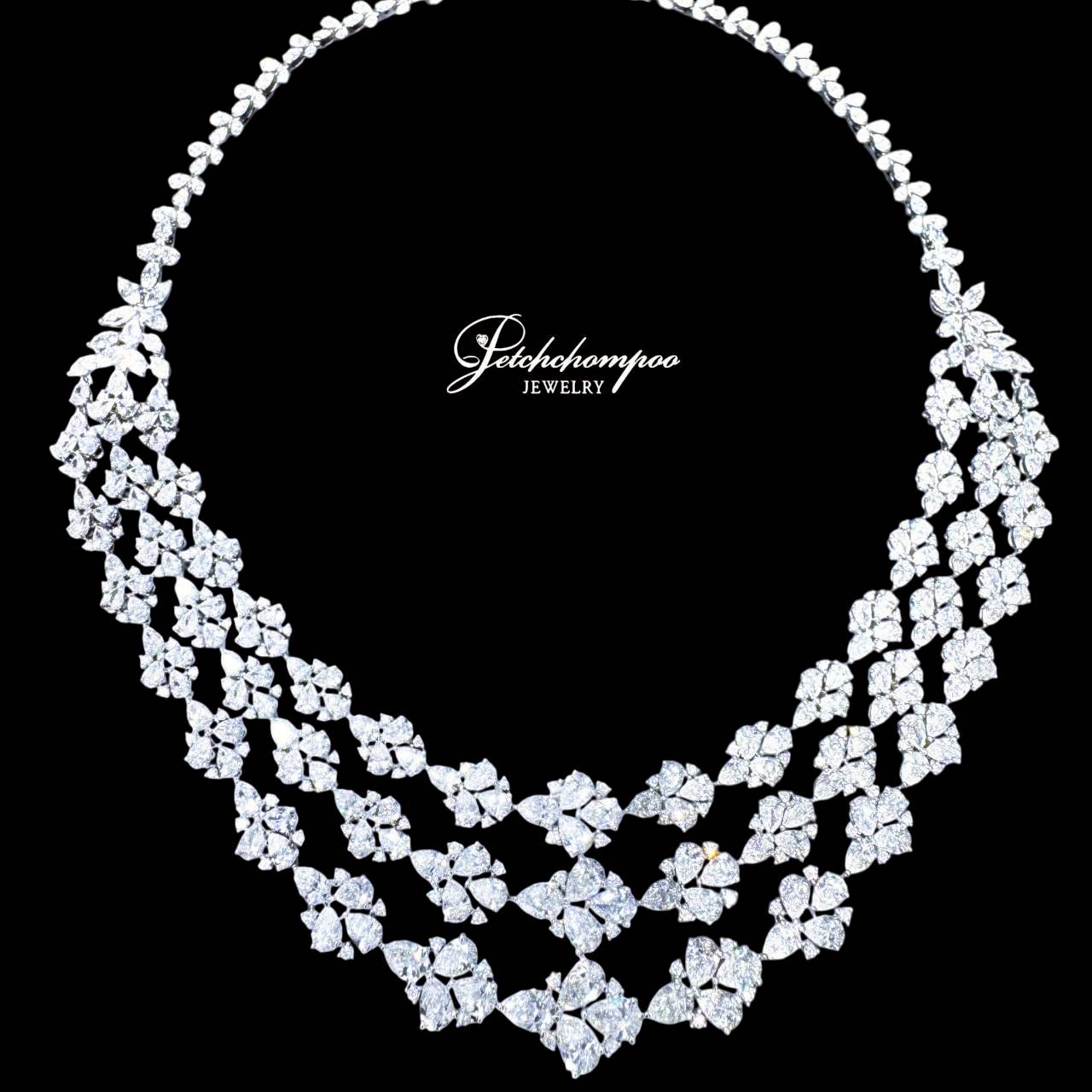 [30673] Eternal Blossom Royale 42.75 carat Royal Floral Diamond Necklace  2,590,000 