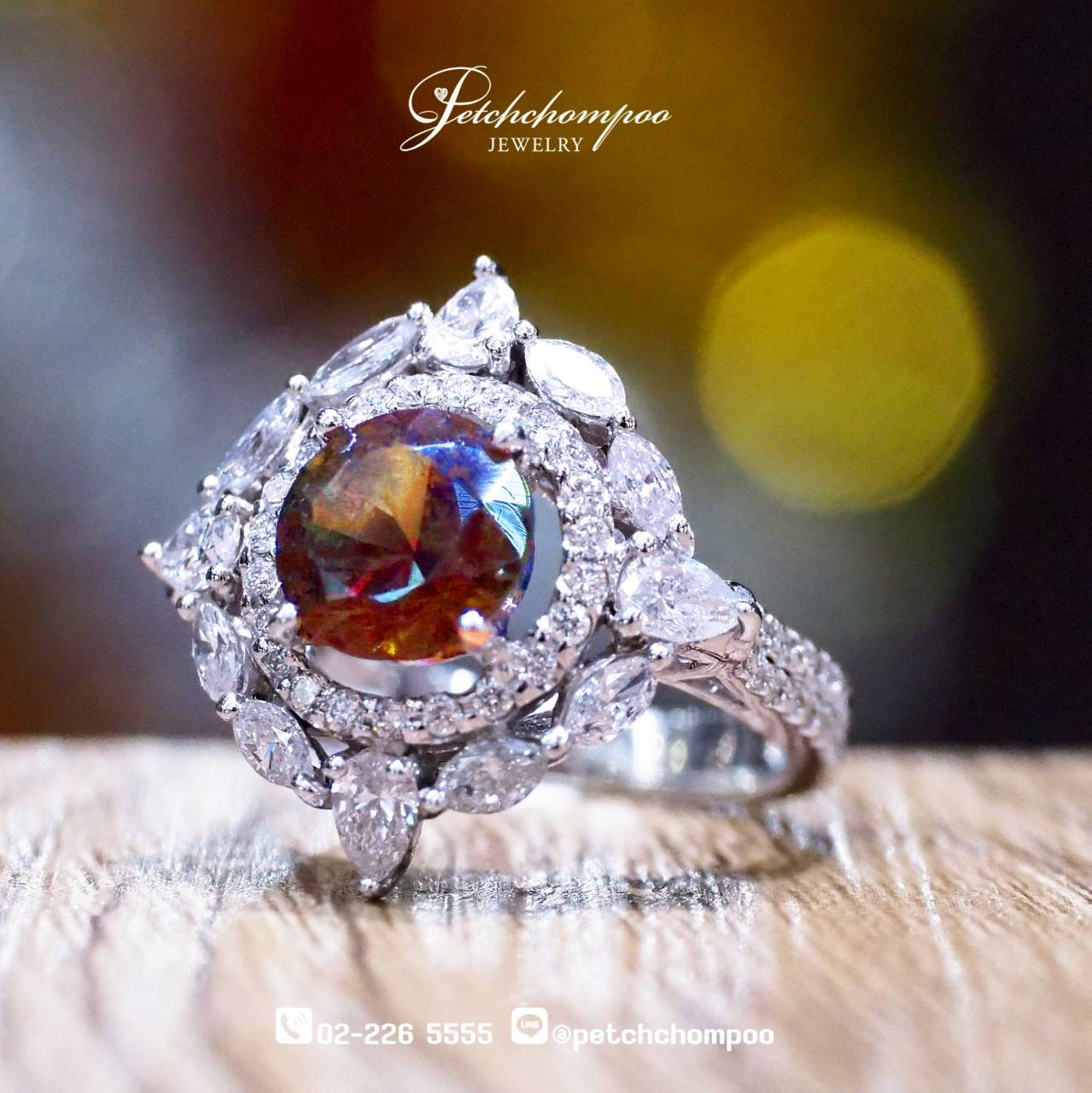 [28167] แหวน Alexandrite  2.13 กะรัตใบเซอร์ AIGS  290,000 