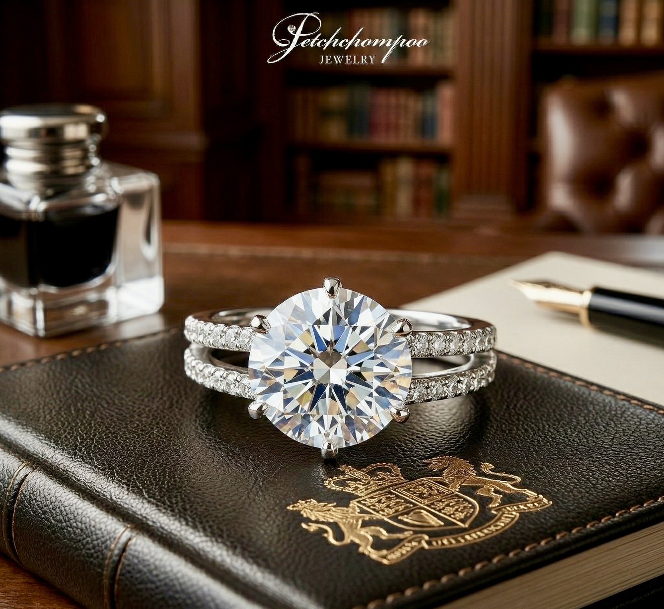 [30687] แหวนเพชร Celestial Grandeur 3.32 กะรัต เม็ดเด่นสง่างามเหนือกาลเวลา (L / SI2 / IGI ) ลดราคาเหลือ 399,000