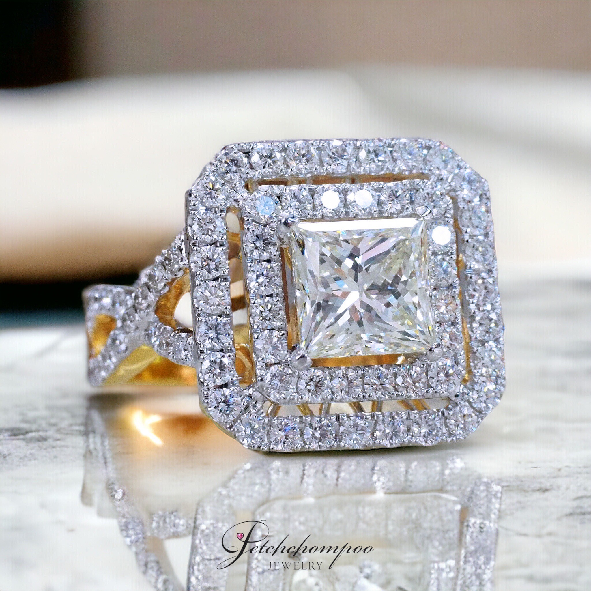[023486] Majestic Empress™2.02  carat Ring – Rule the Room in Royal Brilliance Discount 299,000