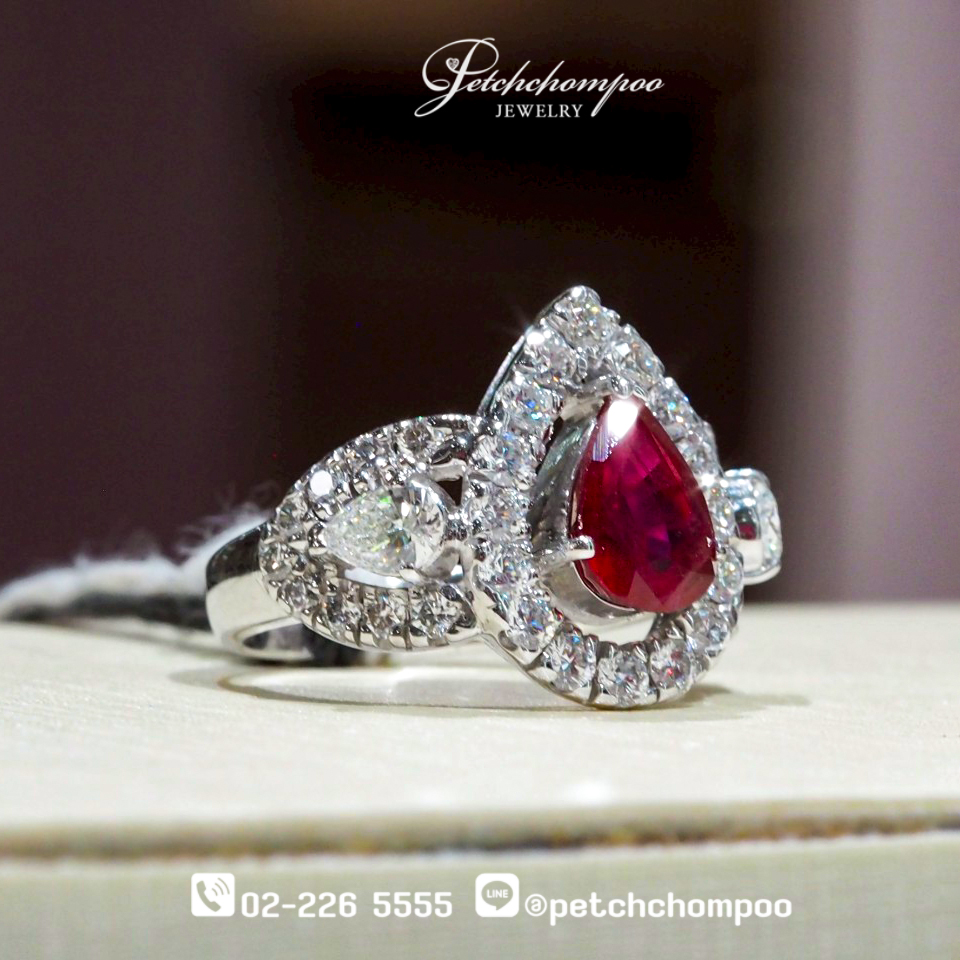 [021785] 1.76 Carat AIGS Vivid red Siam Ruby ring  149,000 