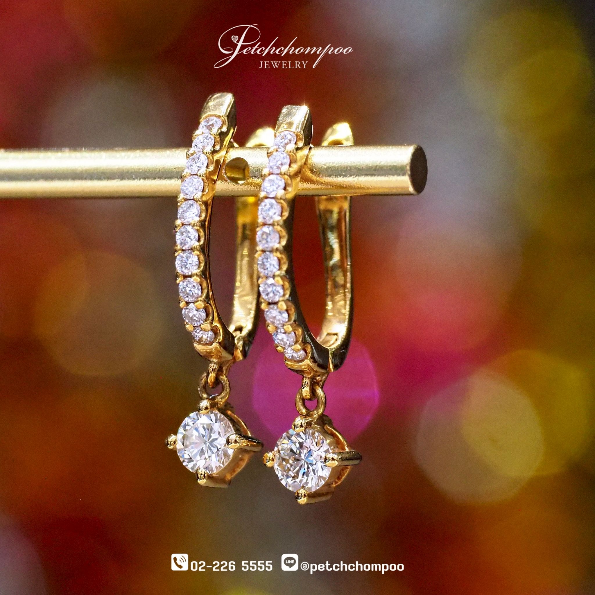 [27493] diamond hoop earrings  39,000 
