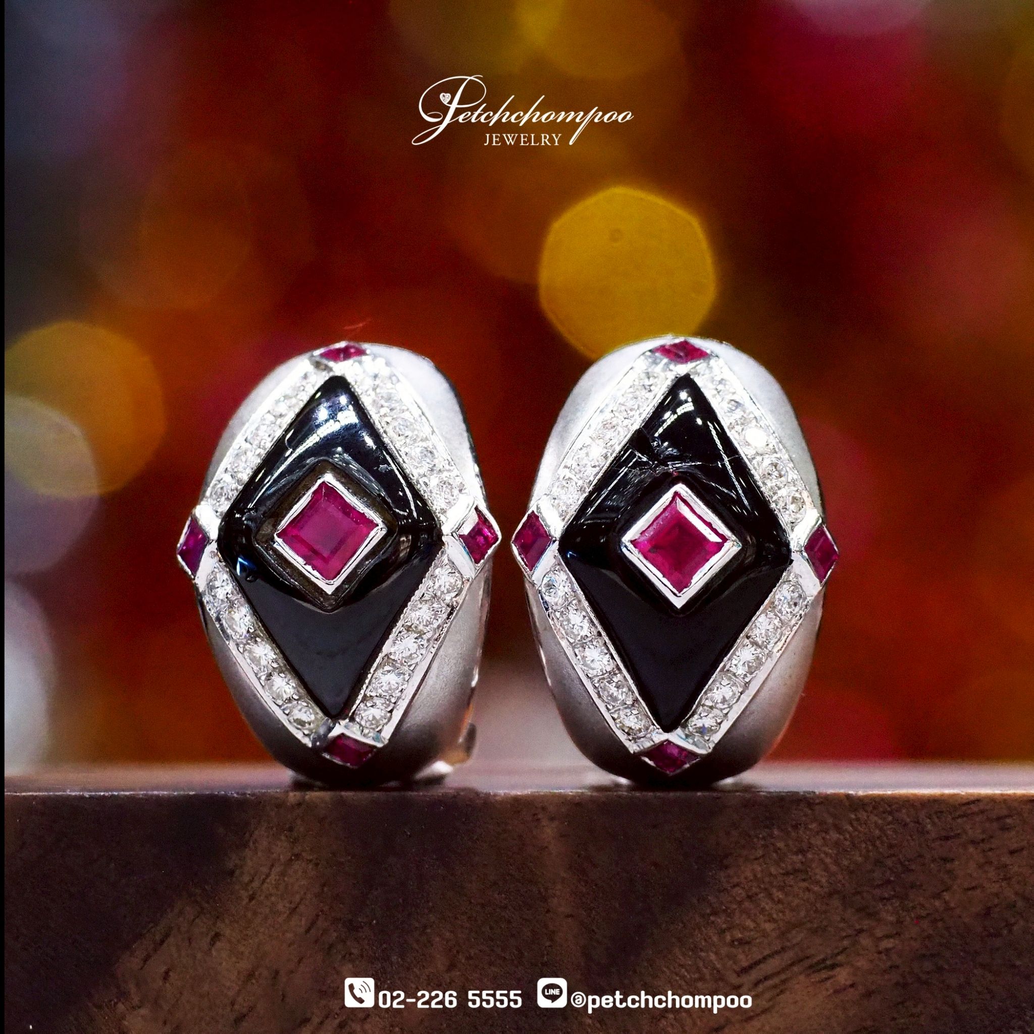 [005049] Ruby earrings  49,000 