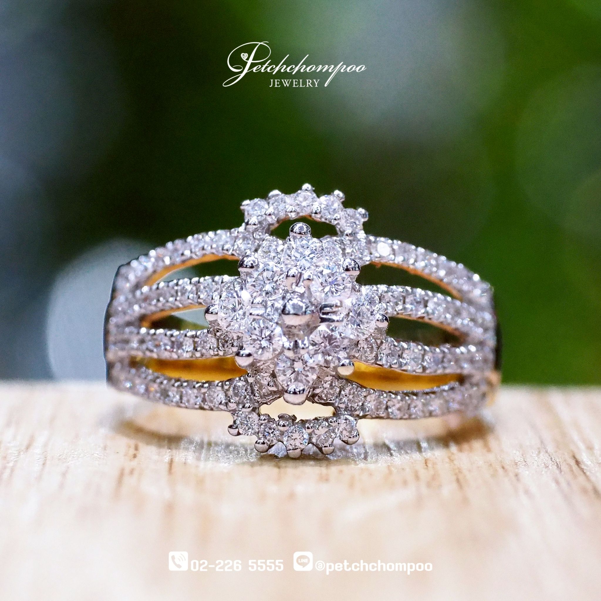 [27917] แหวนเพชรหน้ากว้าง 0.80 กะรัต  49,000 