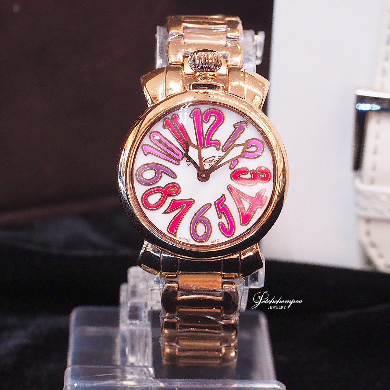 [30942] GaGa Milano Steel Rosegold Plated 37mm  19,000 