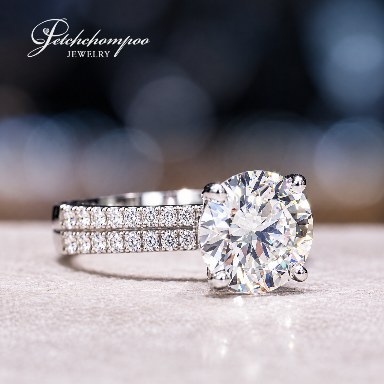 [31017] แหวนเพชร The Starlight Tiara 2.57 กะรัต Natural Diamond ลดราคาเหลือ 399,000