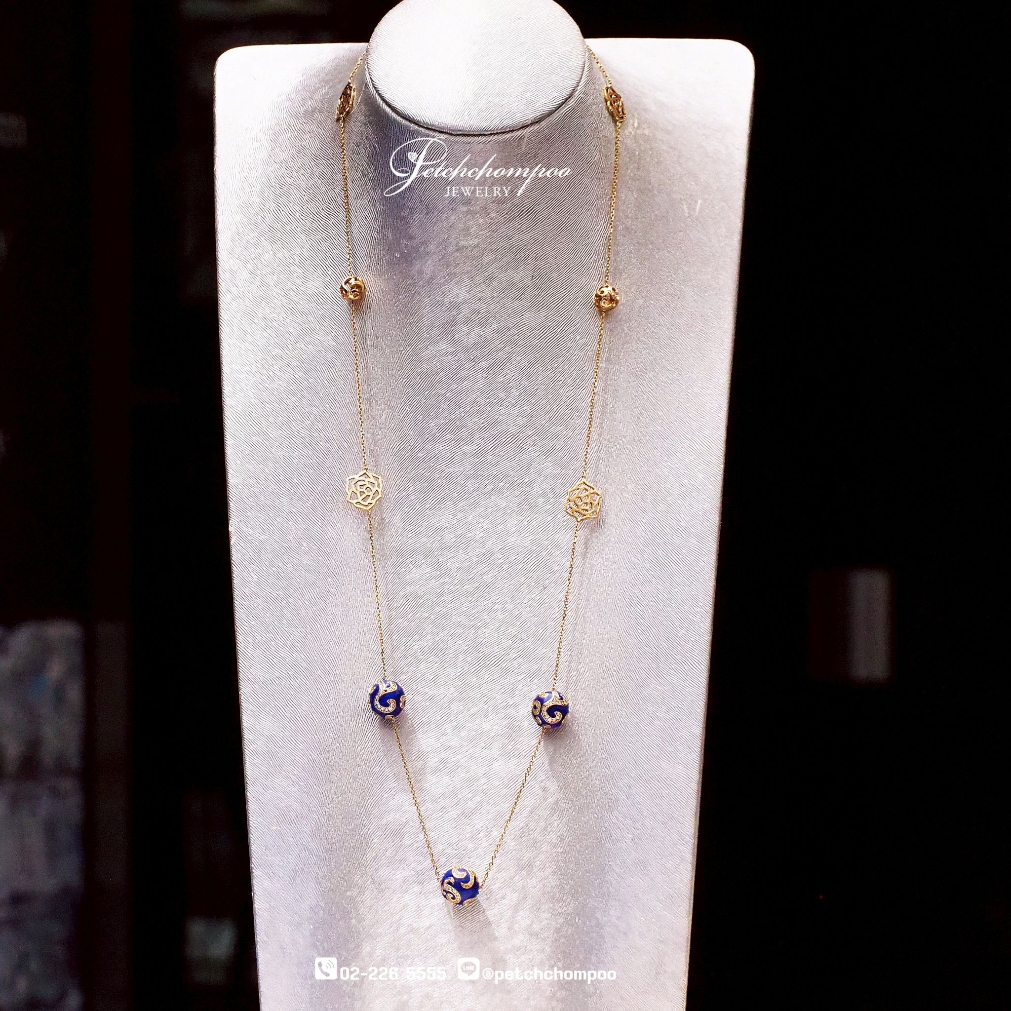 [022489] Long Chain diamond necklace  199,000 