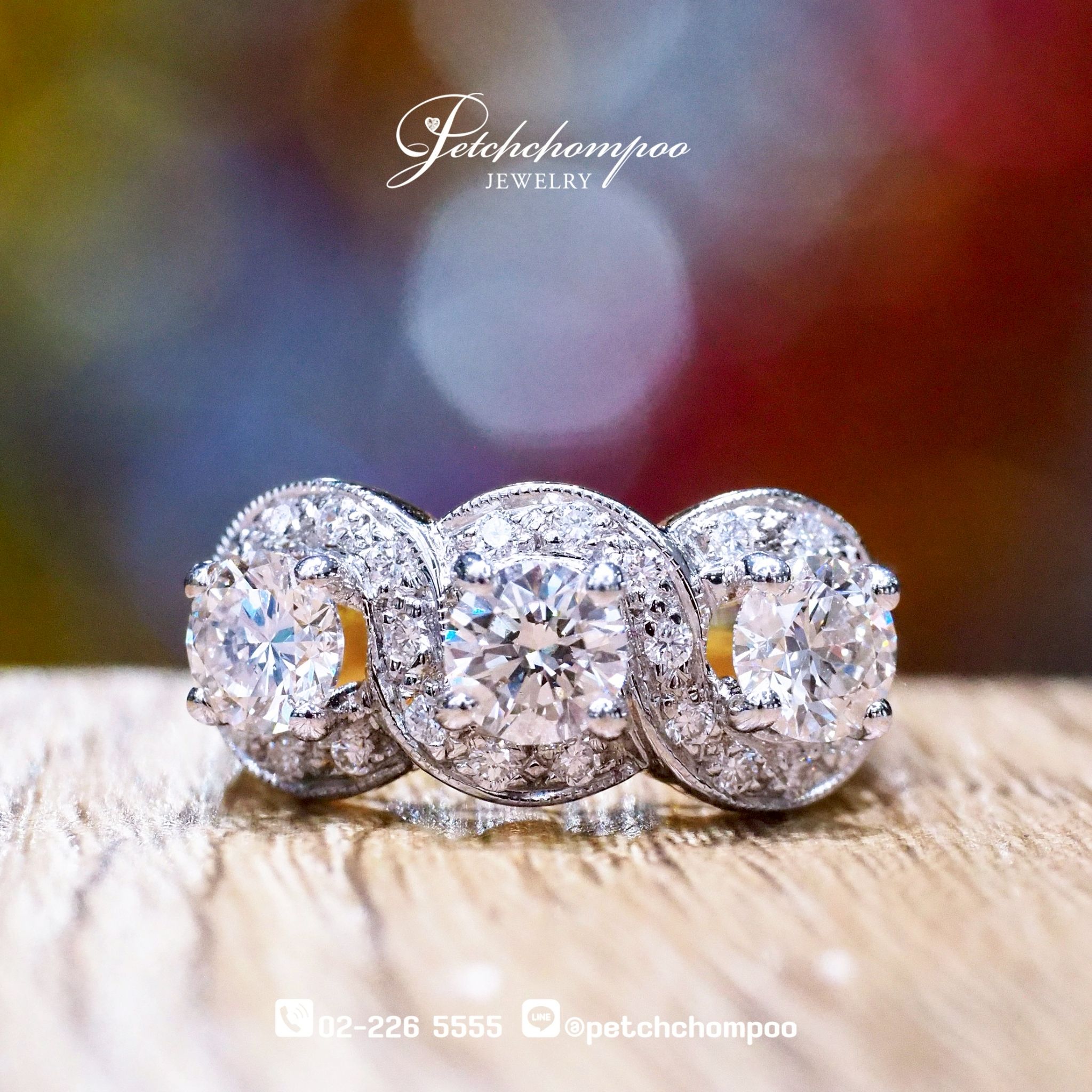 [26942] แหวนเพชรแถวเม็ดละ 50 ตัง  299,000 
