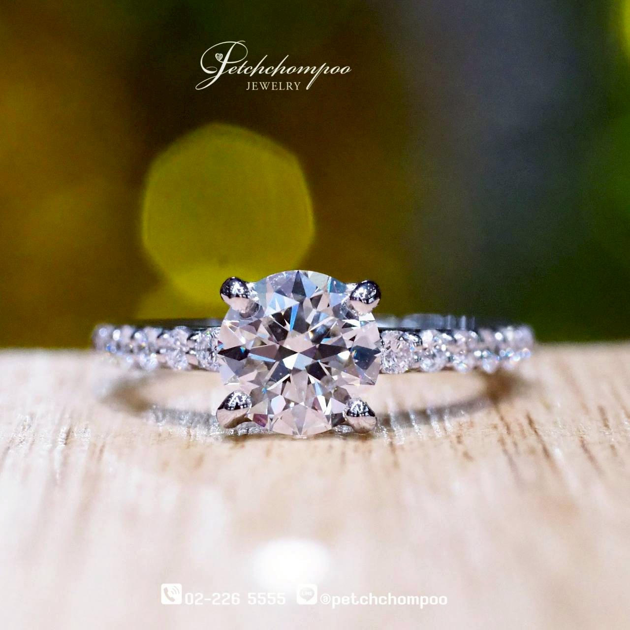 [29729] Heart of Clarity™ Diamond Ring – 1.34 Carats  | H VVS1 3EX HRD Discount 229,000