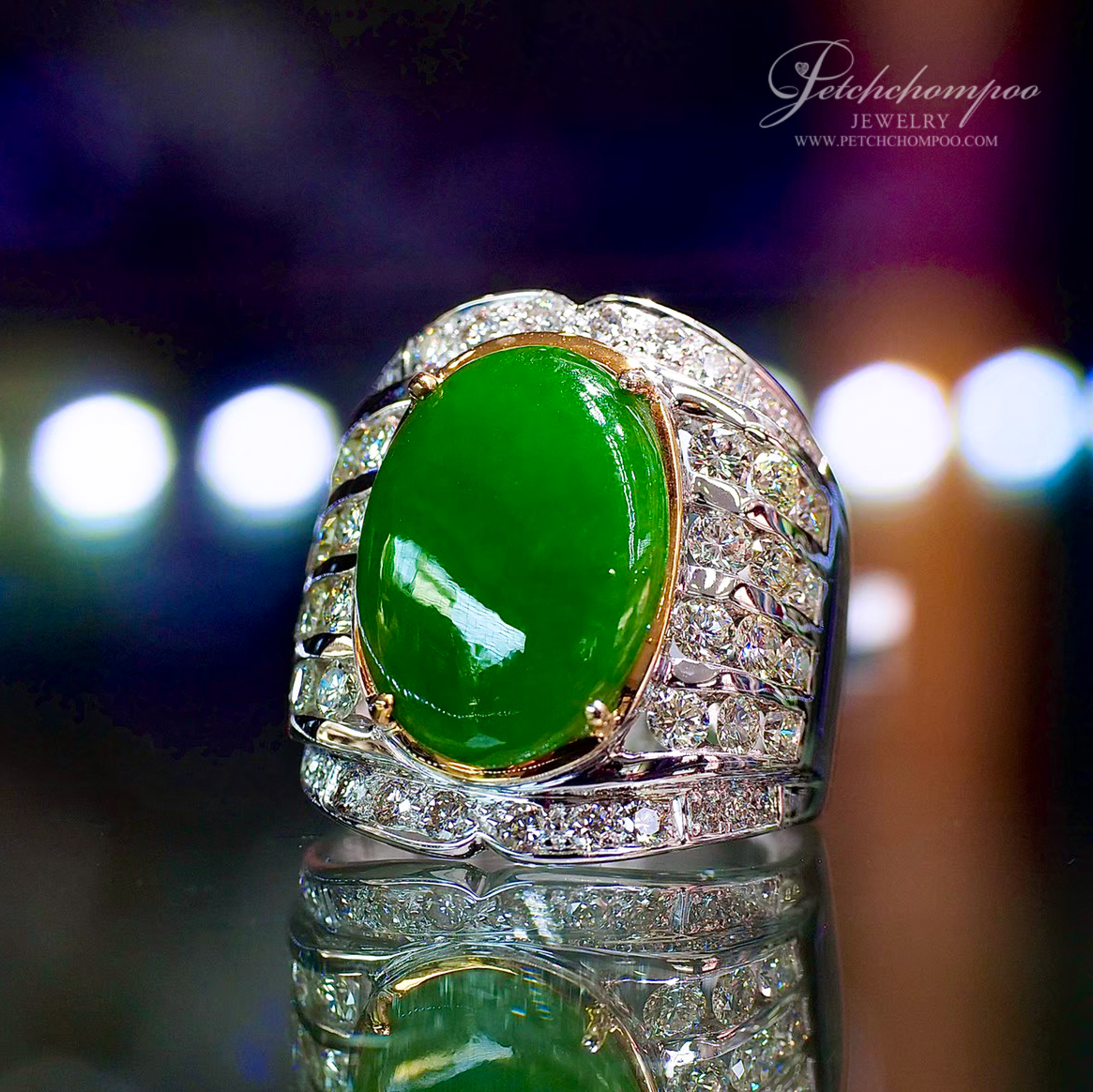 [023959] Jade Diamond Men ring  159,000 