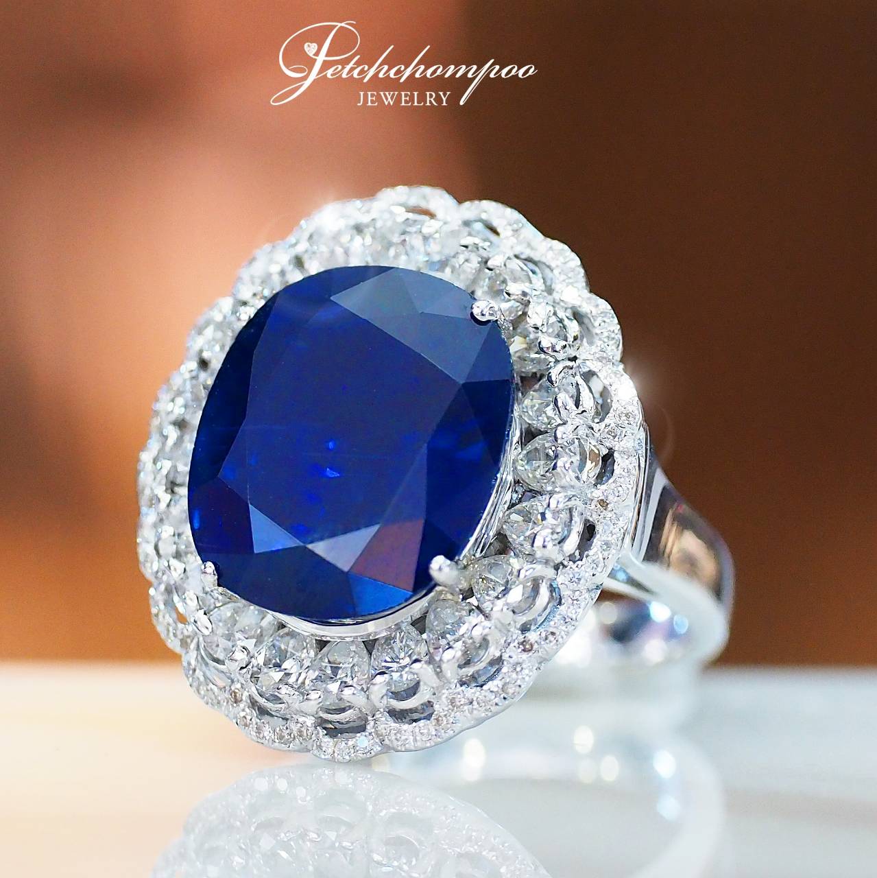 [26845] Royal blue ceylon Sapphire Ring with AIGS certificate  790,000 