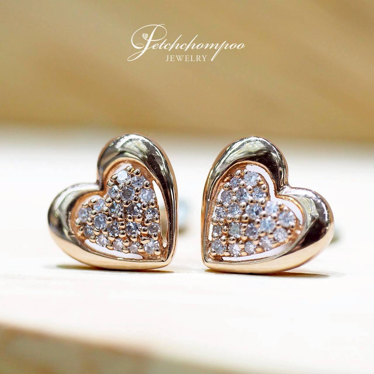 [30630] ต่างหูหัวใจเพชร Sweetheart Glow ประกายหวาน  13,900 