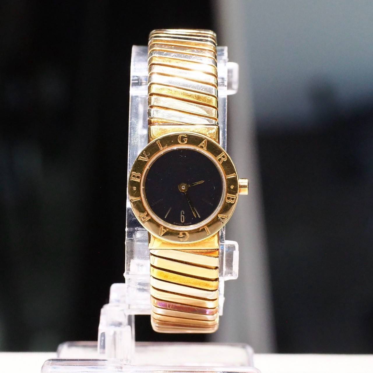 [020632] BVLGARI Tubogas BB232T 18K Yellow Gold Ladies Watch  225,000 