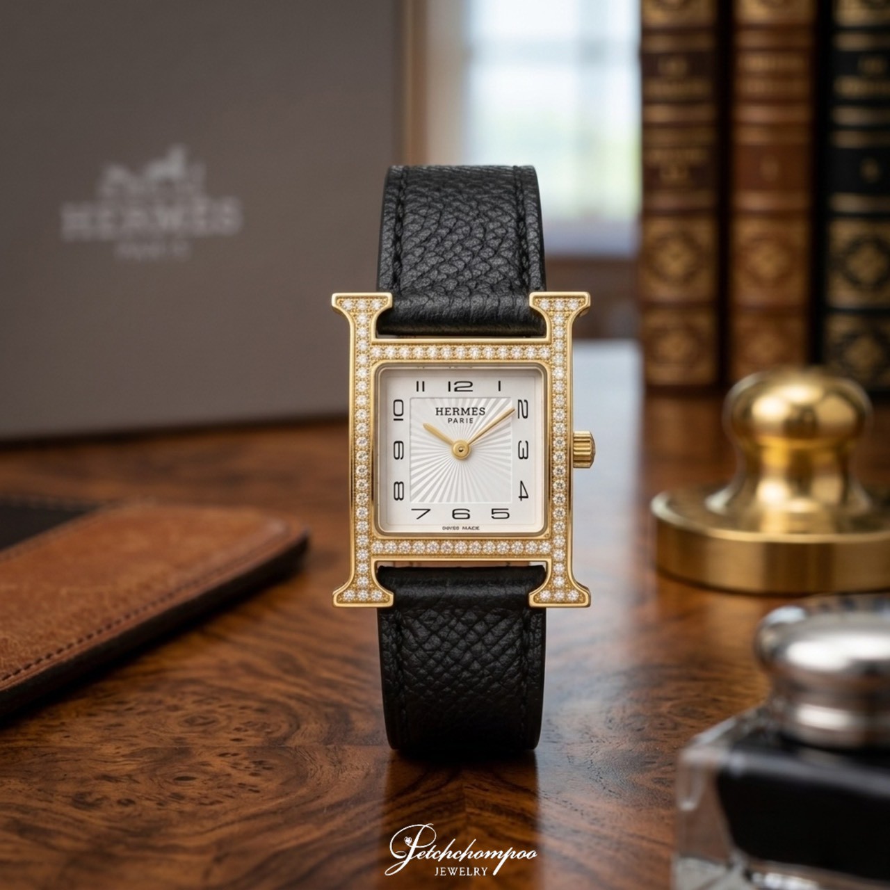 [30773] Hermes Tandem Size L (Luxury Diamond Edition)  55,000 