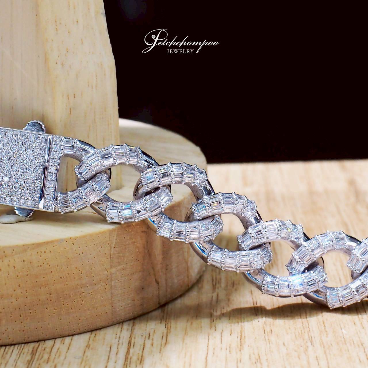 [26705] Men's Diamond Sovereign Link Bracelet  299,000 
