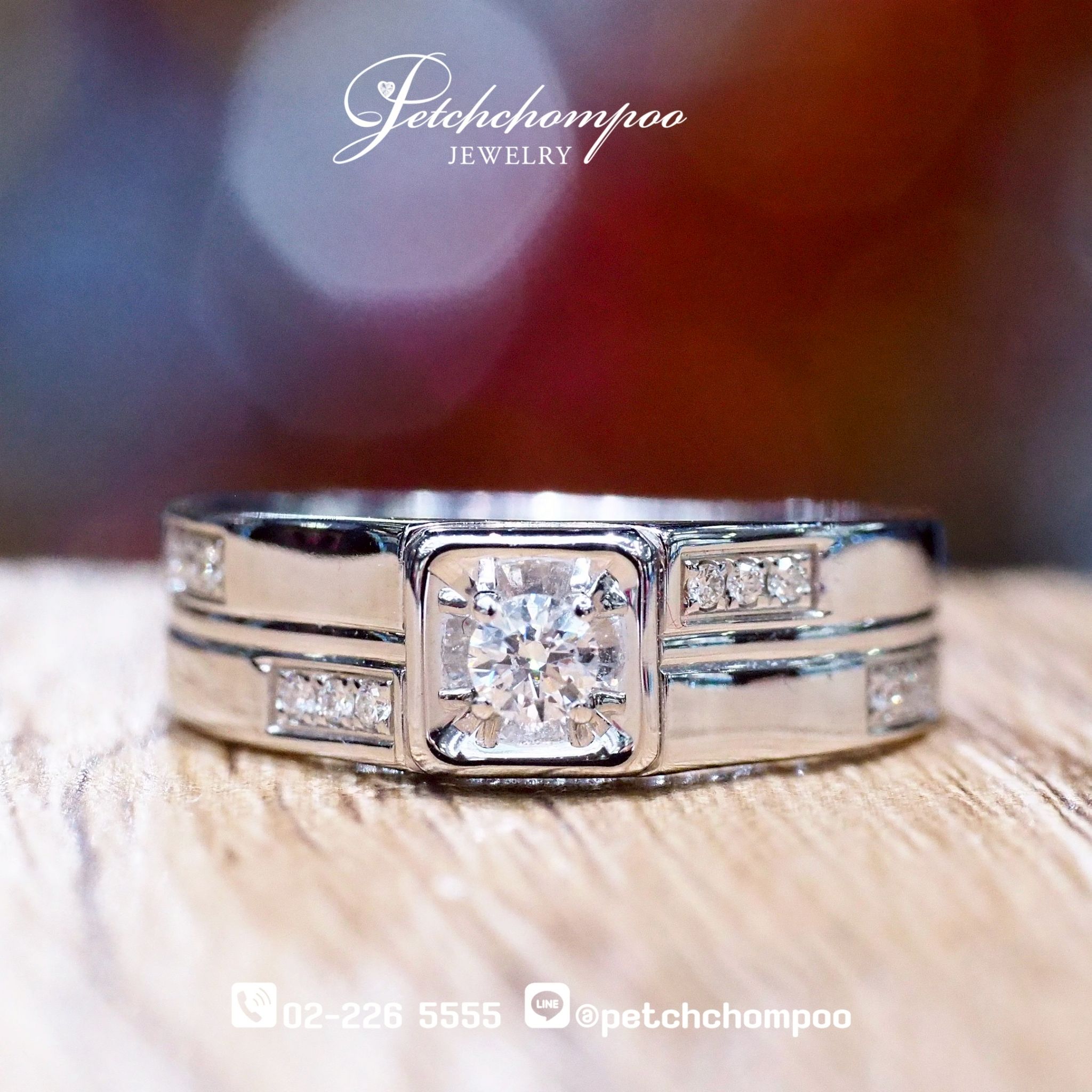 [021650] Diamond Ring 0.10 ct  39,000 