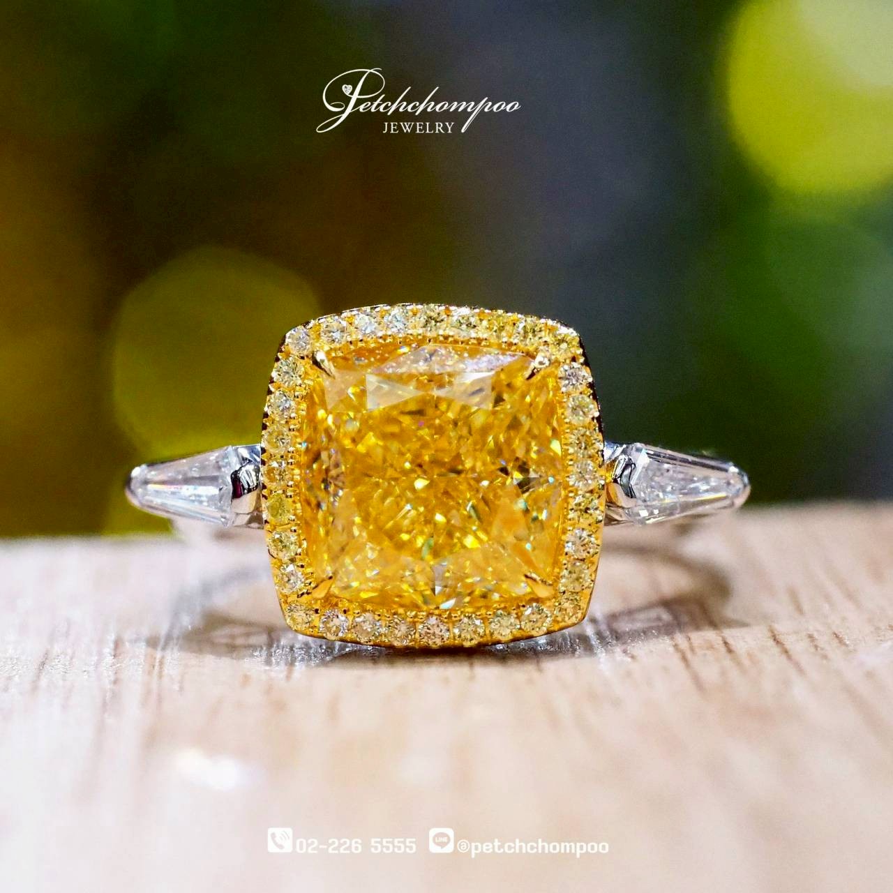 [30137] Fancy Yellow Radiance™ Diamond Ring – 4.23 ct Brilliance  |  VS2 GIA Discount 799,000