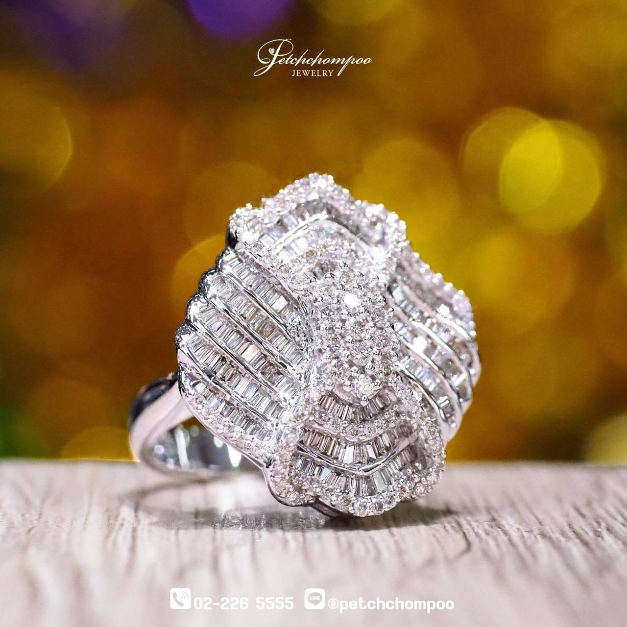[29831] Prestige Sparkle™ – 2.90 Carat Wide Diamond Ring  89,000 