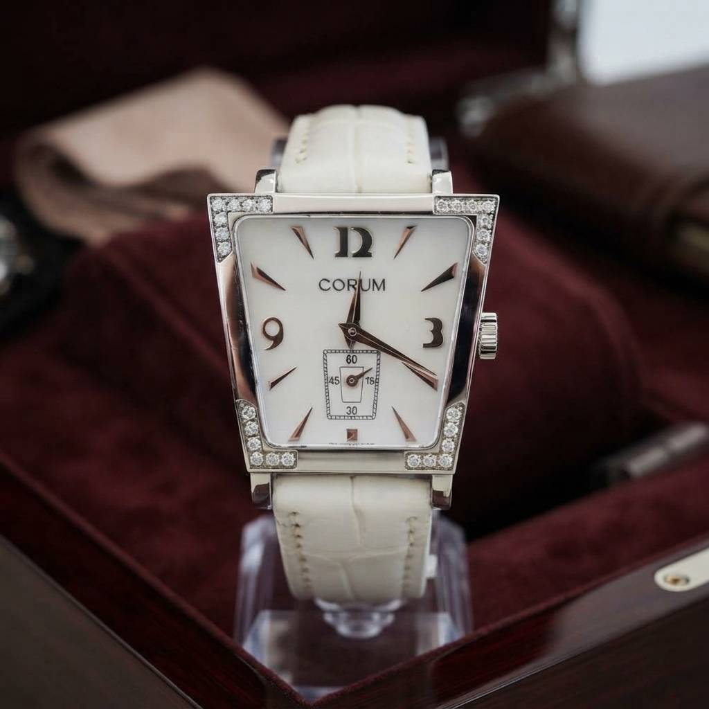 [26833] CORUM TRAPEZE  MOTHER OF PEARL 26MM  39,000 