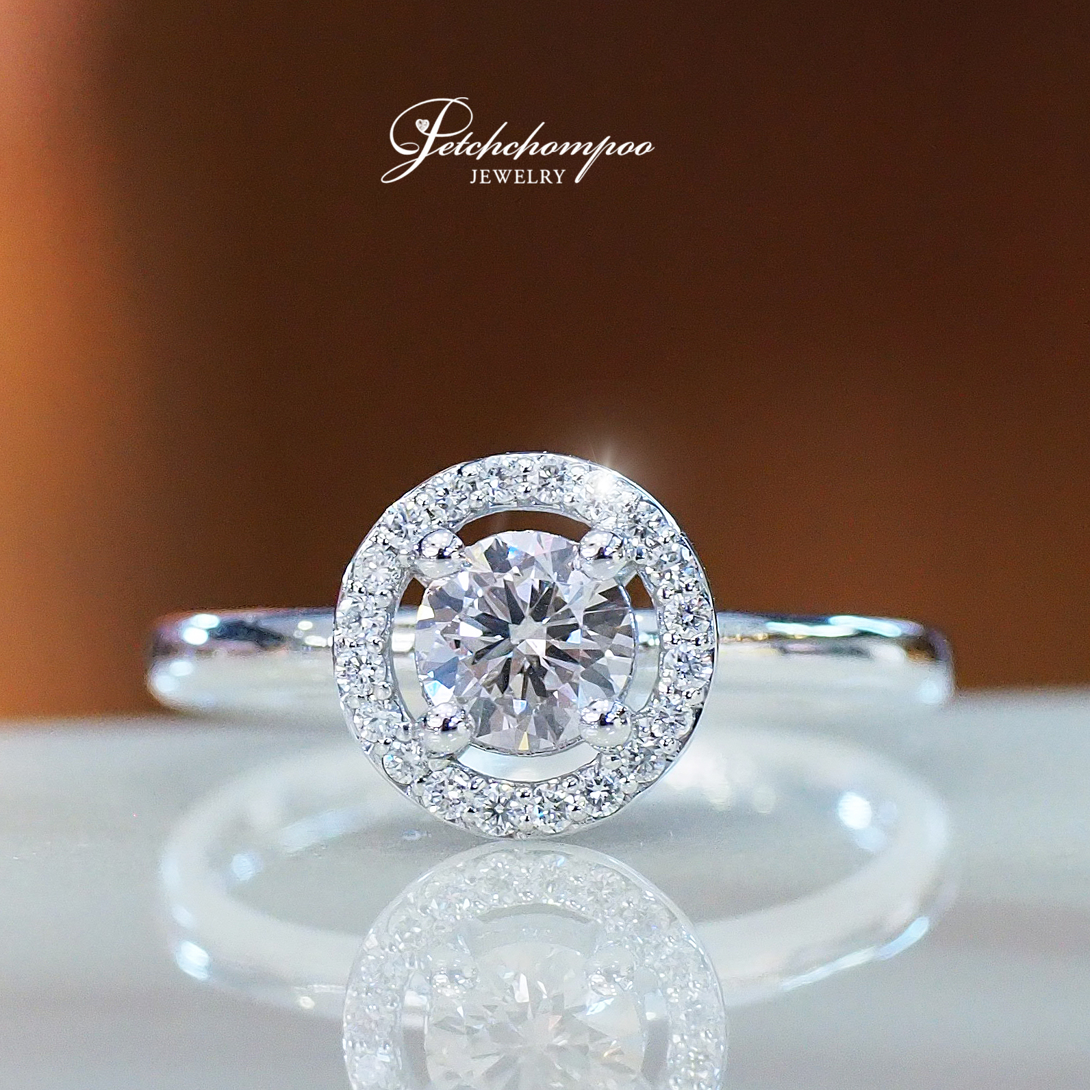 [27191] diamond ring 0.34 ct. Discount 39,000