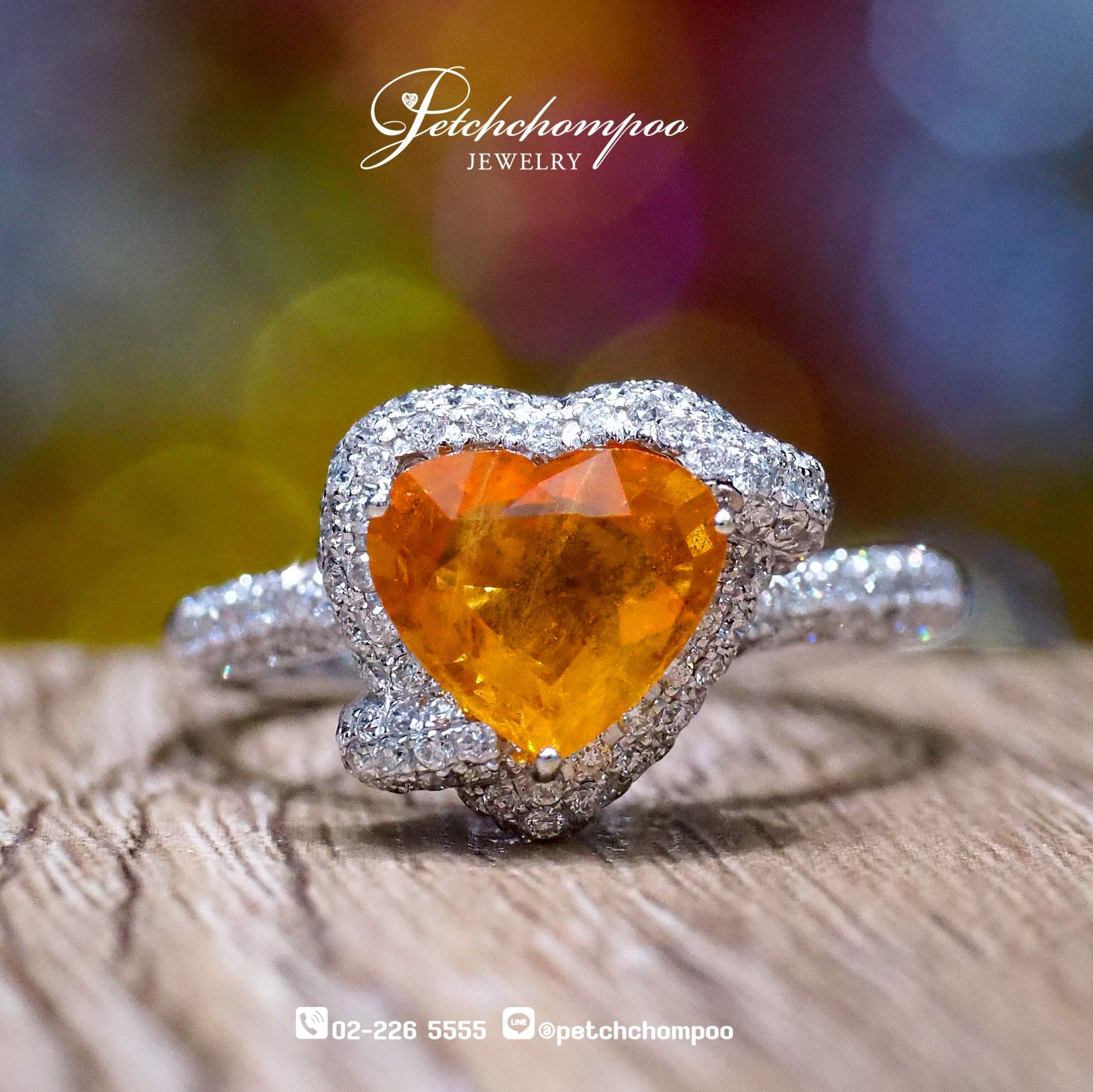 [015476] Yellow Sapphire ring  45,000 